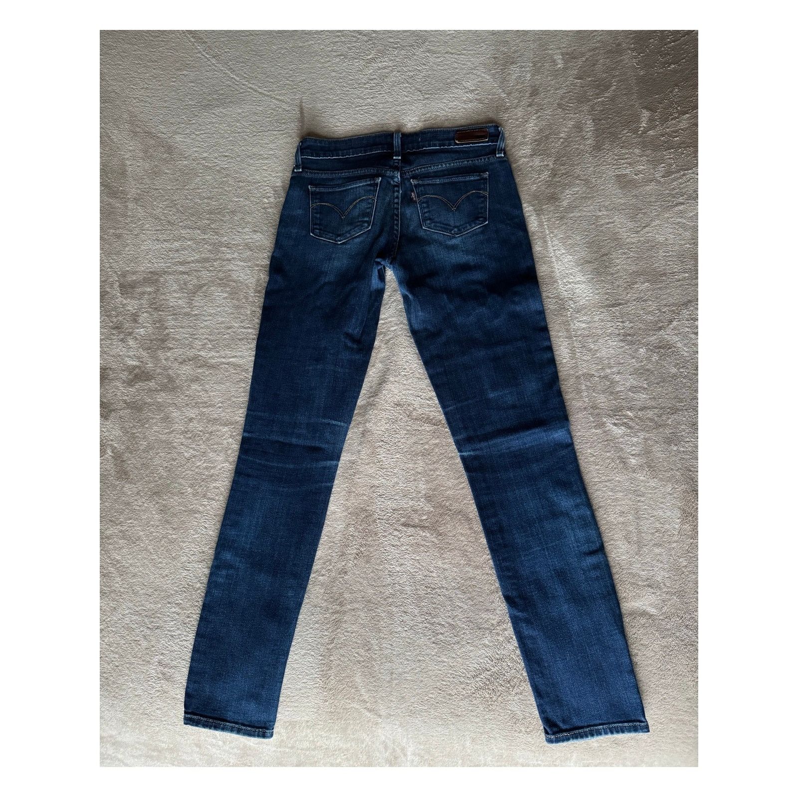 Levi's Levi’s Slight Curve Skinny Jeans Modern Rise Dark Indigo Size 24" / US 00 / IT 34 - 5 Thumbnail