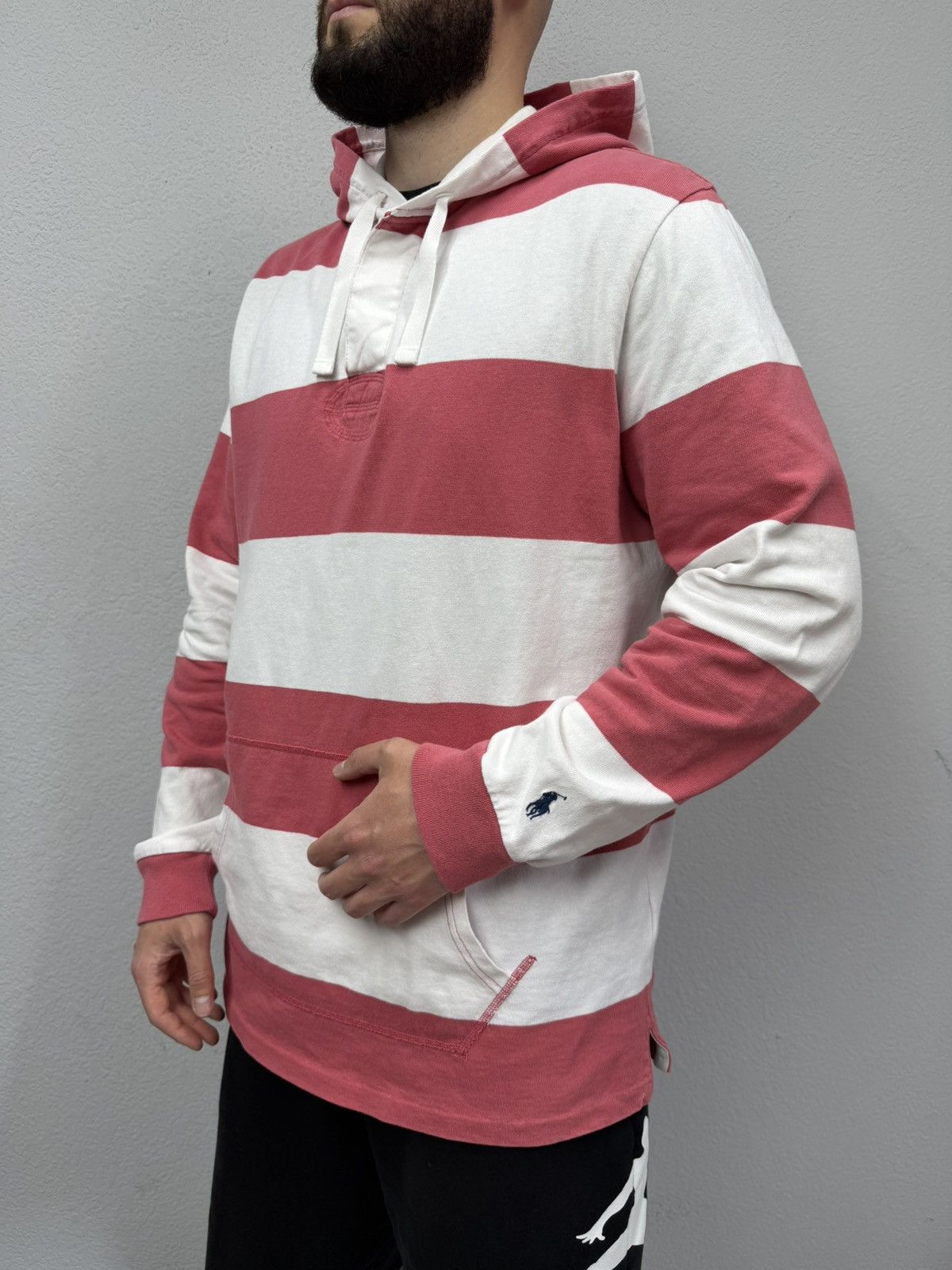 Polo Ralph Lauren Vintage Polo Ralph Lauren Rugby Striped Y2K Long Sleeve Size US L / EU 52-54 / 3 - 3 Thumbnail
