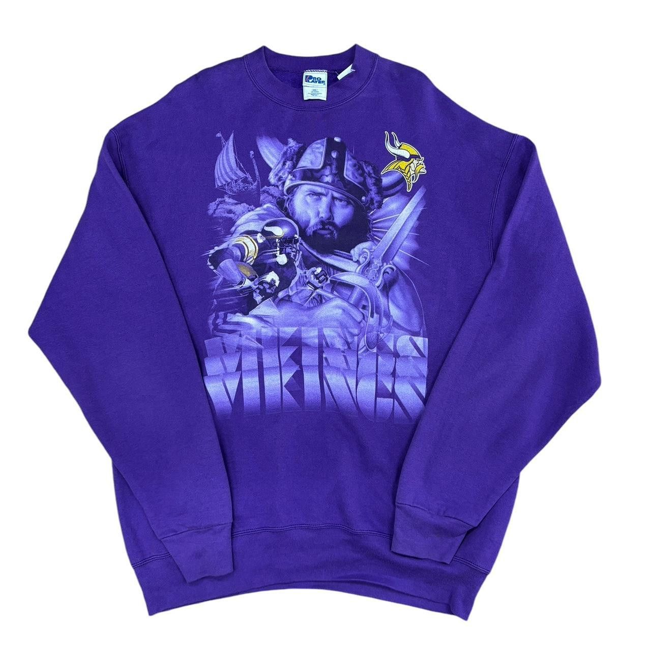 NFL × Vintage Vintage Vikings sweatshirt size: 2XL Size US XXL / EU 58 / 5 - 1 Thumbnail