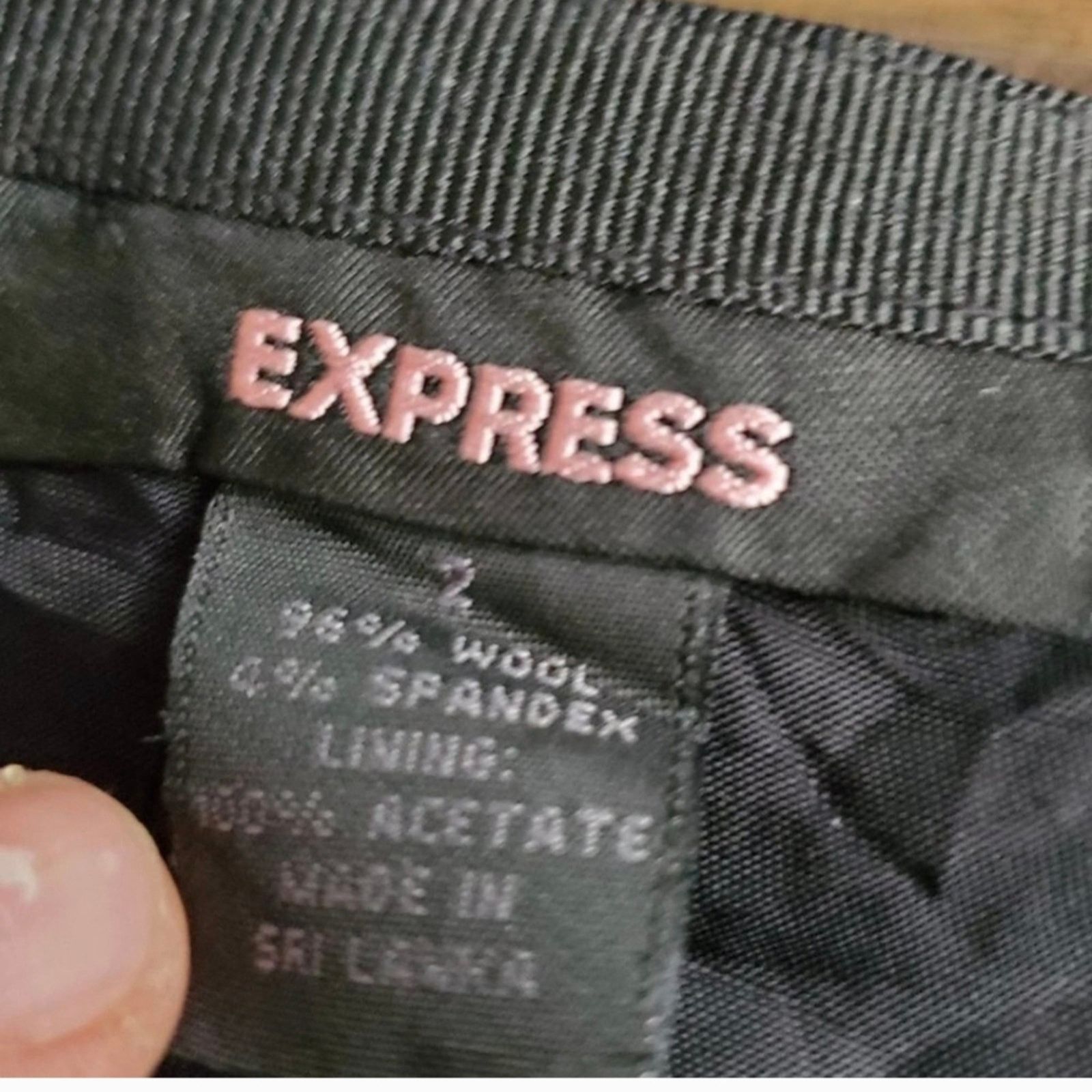 Express Express Black Skater Skirt Size 26" / US 2 / IT 38 - 8 Thumbnail