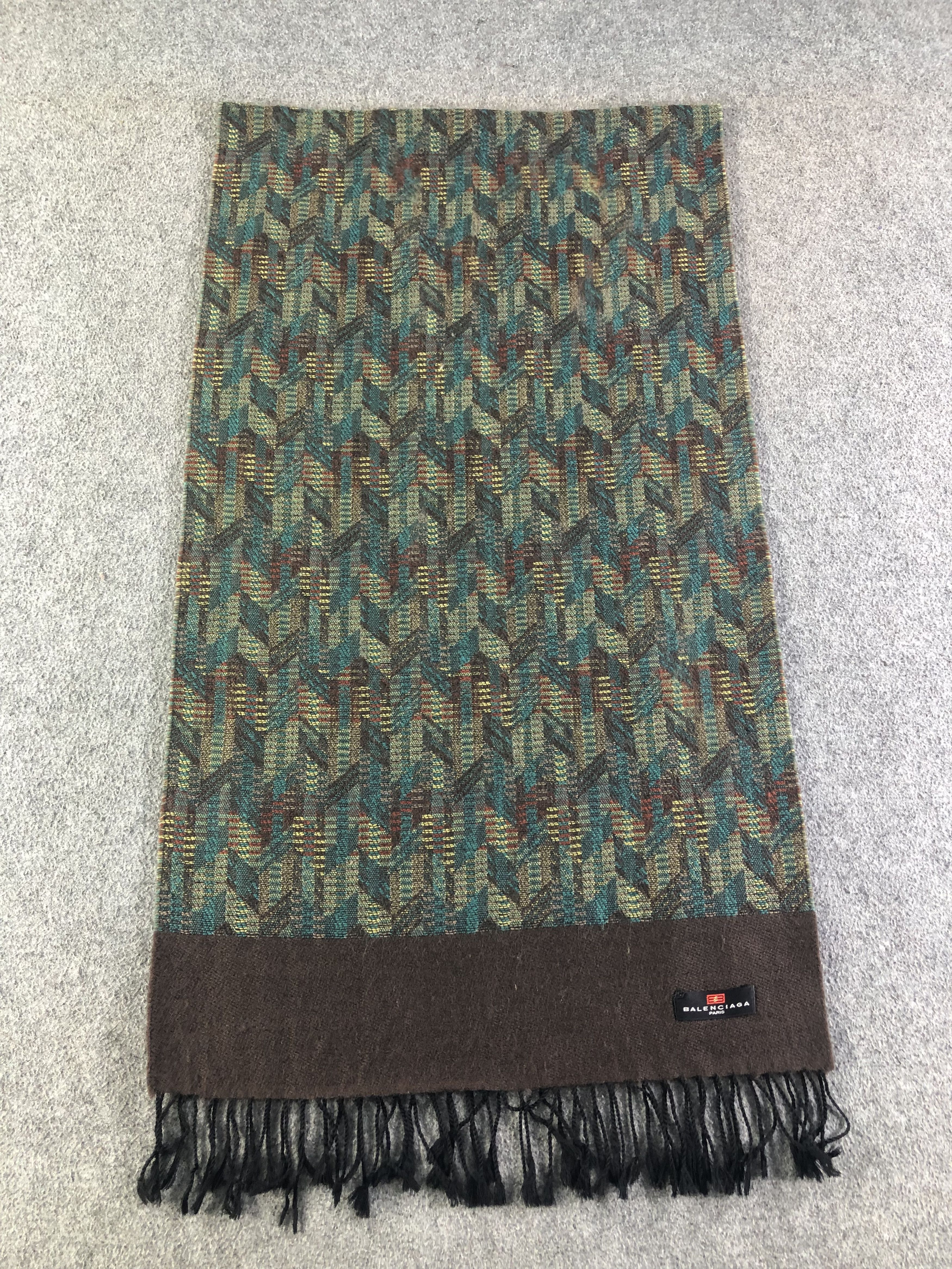 Balenciaga Balenciaga Wool Scarf / Muffler / Neckwear SS1231 Size ONE SIZE - 3 Thumbnail