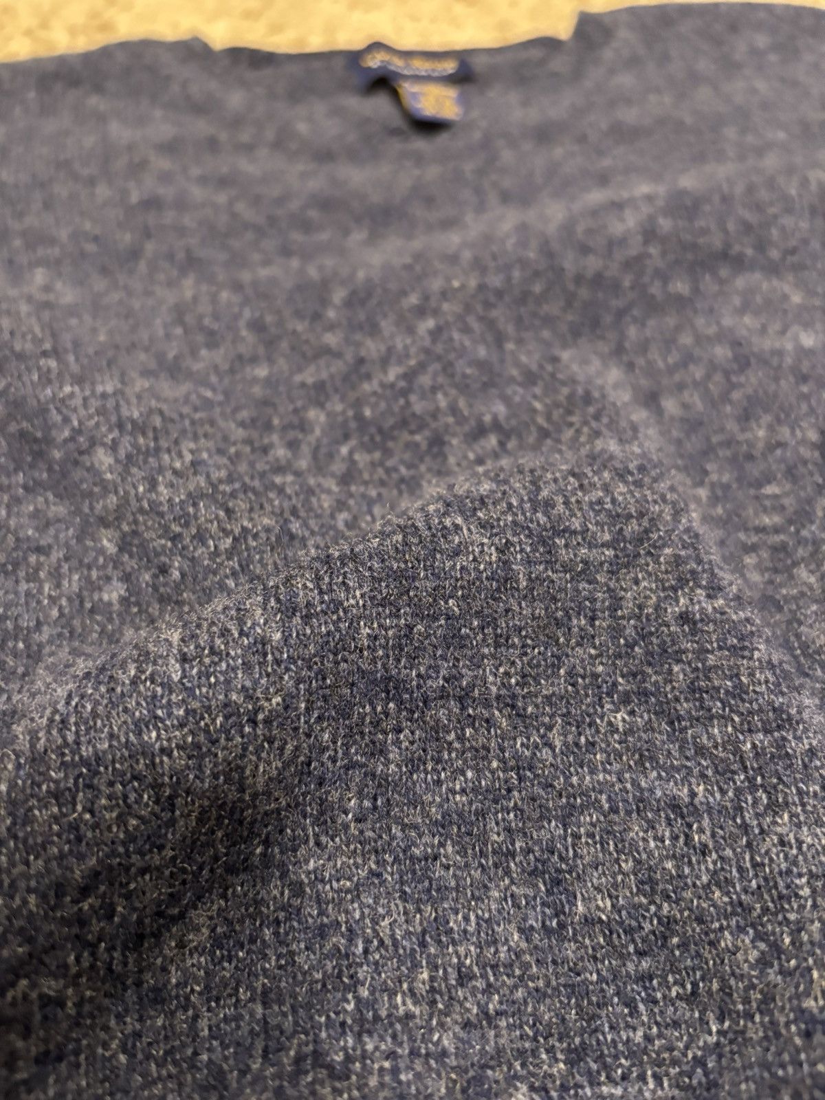 Polo Ralph Lauren Vintage blue wool sweater - Size: Medium Size US M / EU 48-50 / 2 - 2 Thumbnail