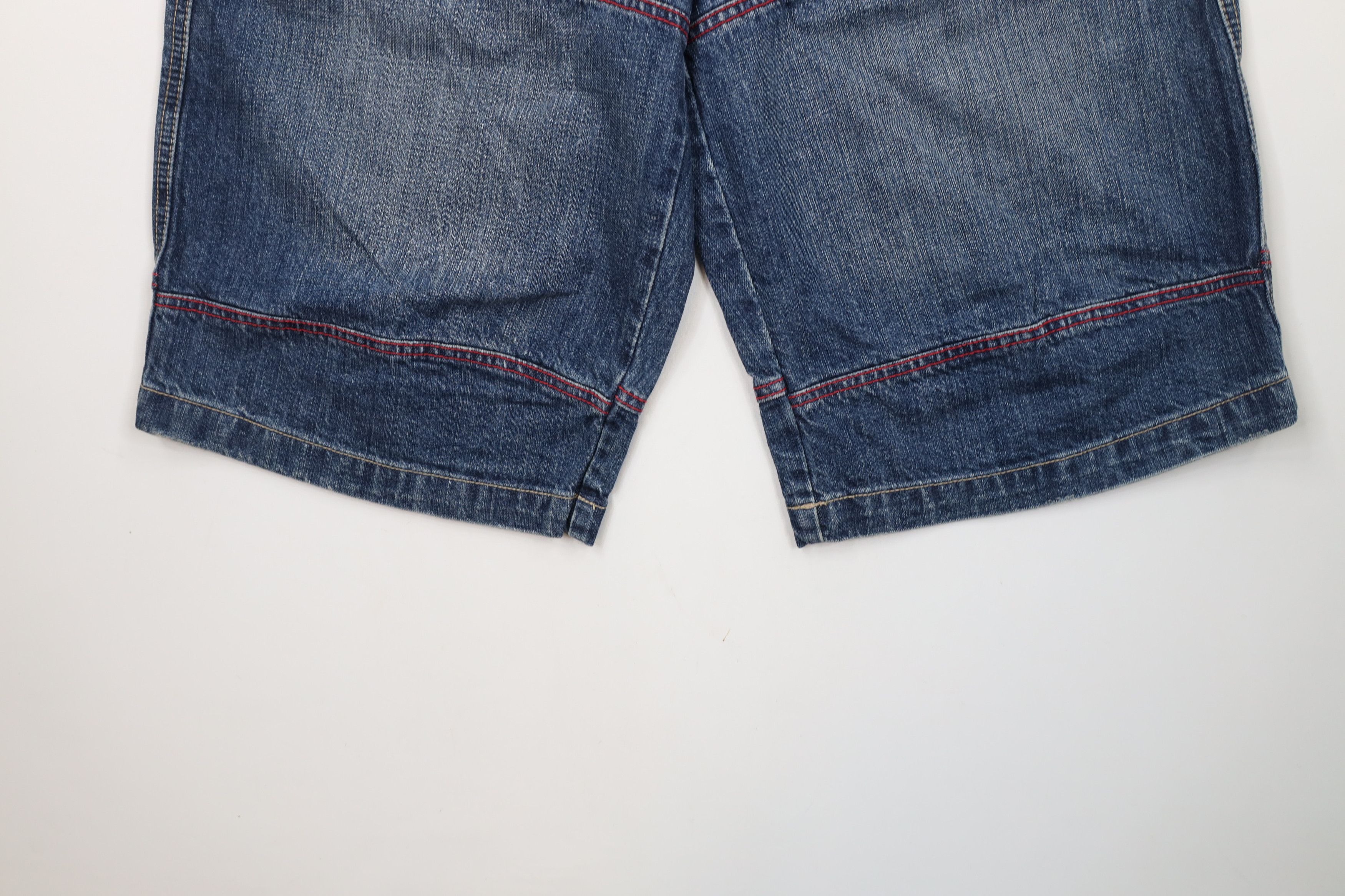 Marithe + Francois Girbaud × Vintage Deadstock Vintage 90s Marithe Francois Girbaud Jean Shorts Size US 32 / EU 48 - 4 Thumbnail