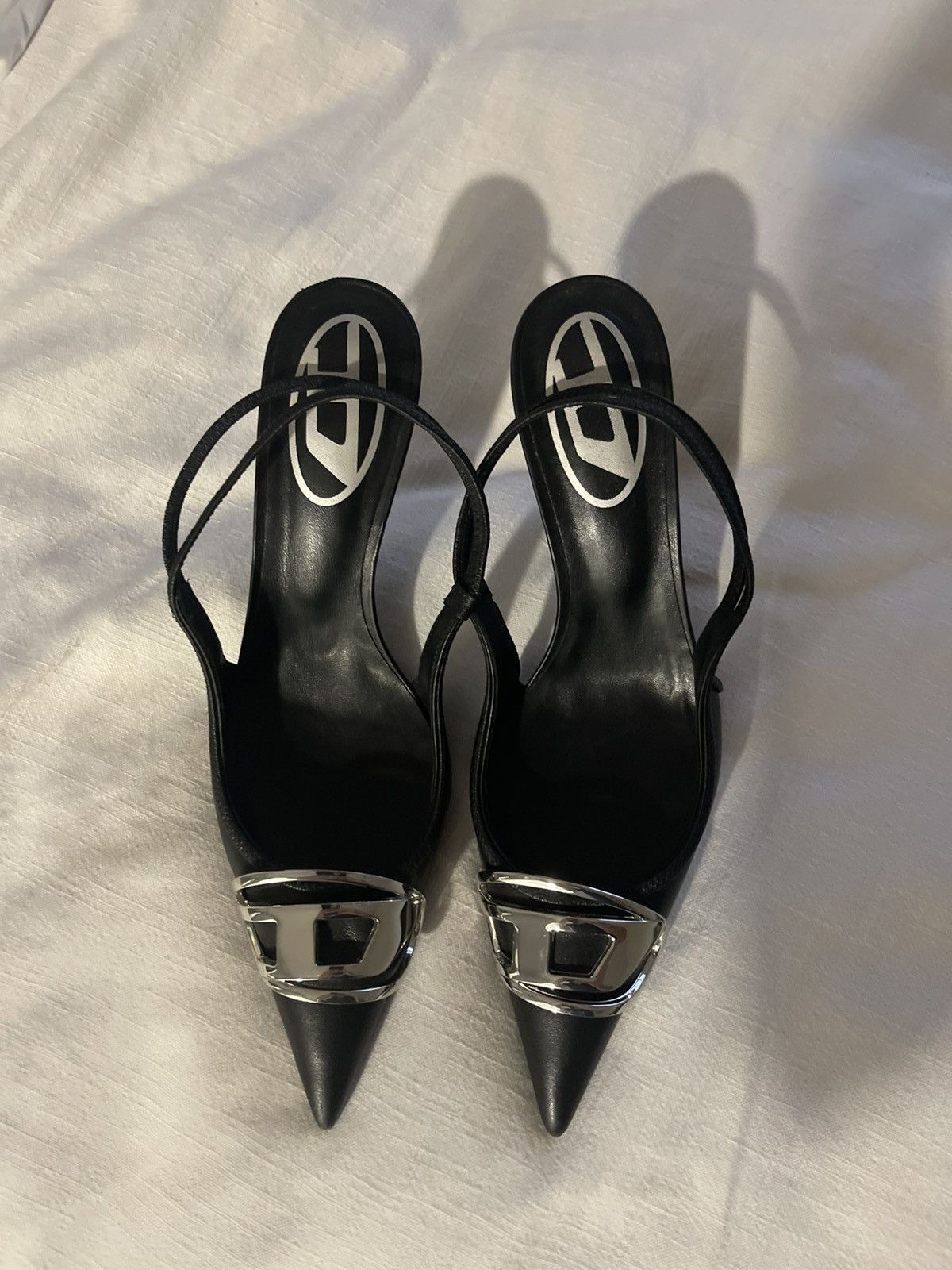 Diesel Womens Diesel Logo Heel Size US 9.5 / IT 39.5 - 1 Thumbnail