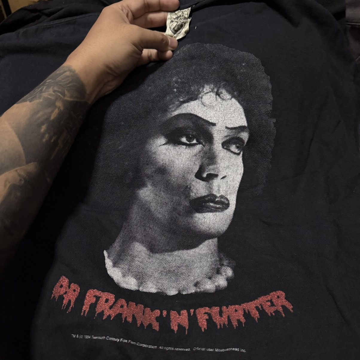 Vintage VTG 90S THE ROCKY HORROR PICTURE SHOW MOVIE Size US XL / EU 56 / 4 - 1 Thumbnail