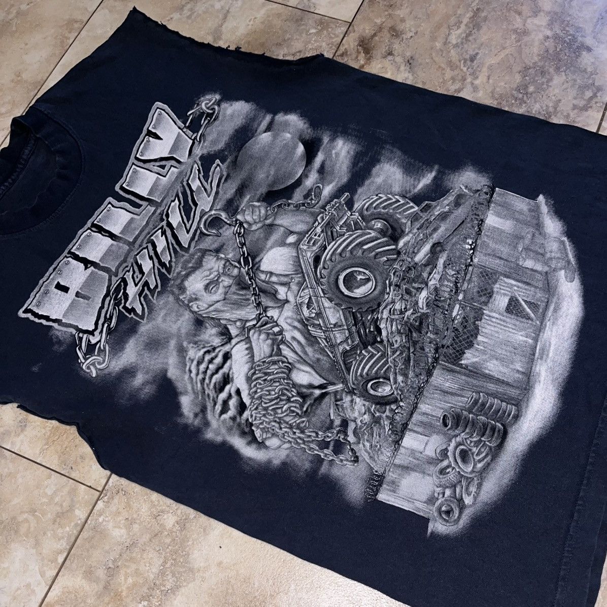 Billy Hill Billy Hill Junkyard Monster Truck Cutoff Tee Black USA Large Size US L / EU 52-54 / 3 - 3 Thumbnail