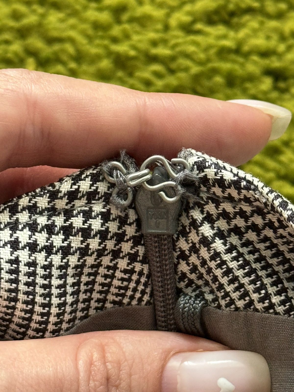 Designer × Max Mara × Weekend Max Mara Max Mara 100% linen checkered skirt Size 32" / US 10 / IT 46 - 6 Thumbnail