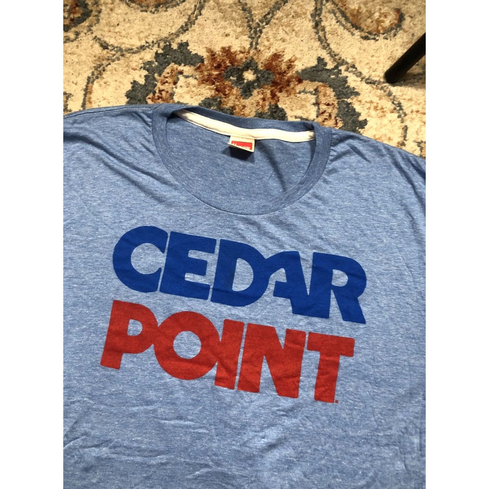 Vintage VINTAGE Cedar Point Shirt Mens XL Blue Homage Graphic Tee Theme Park Size US XL / EU 56 / 4 - 6 Thumbnail