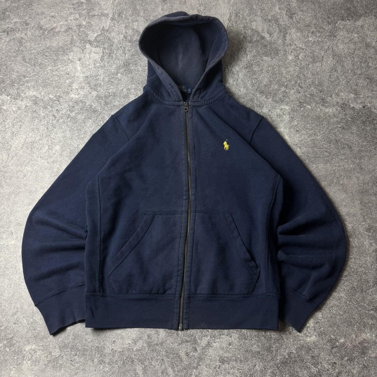 Polo Ralph Lauren Polo Ralph Lauren Navy Zip-Up Hoodie Size US S / EU 44-46 / 1 - 1 Thumbnail