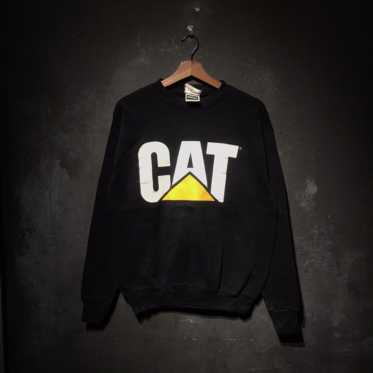 Vintage 90s Caterpillar Workwear on Tultex Crewneck