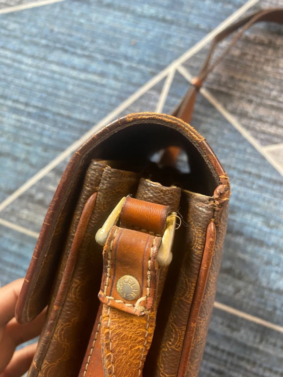 Celine × Vintage Vintage Celine Macadam Shoulder Bag Size ONE SIZE - 7 Thumbnail