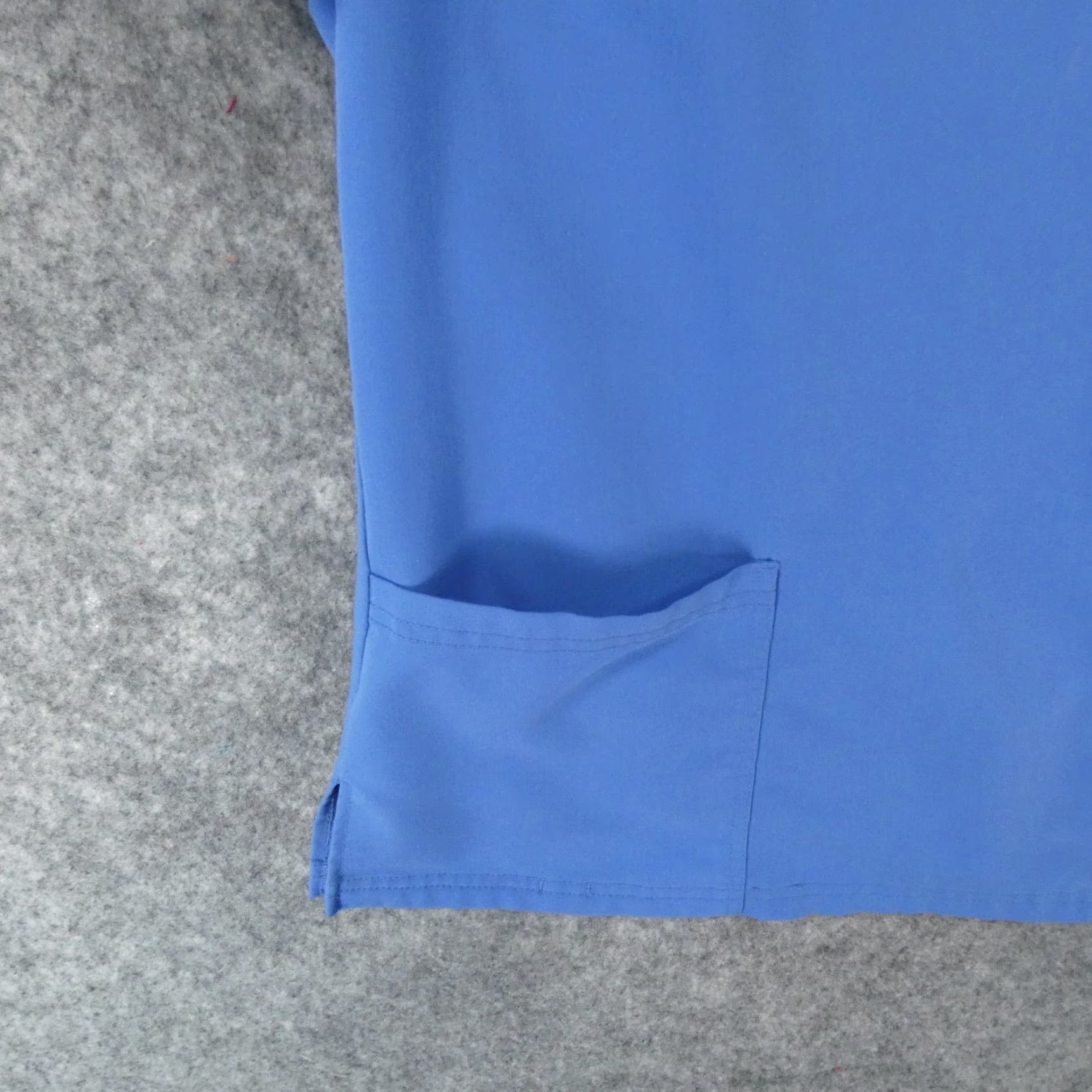 Vintage Jaanuu Scrub Top Womens Medium Blue Medical w Pockets Size M / US 6-8 / IT 42-44 - 4 Thumbnail