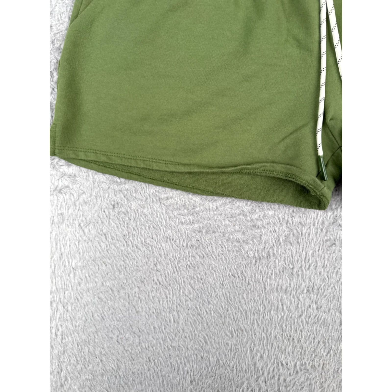 Vintage Cabela's Shorts Women Medium Green Elastic Waist Sweat French Terry Cotton 32x3 Size 32" / US 10 / IT 46 - 3 Thumbnail