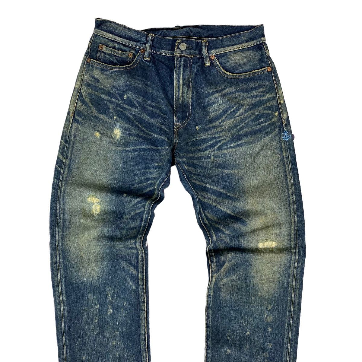 Japanese Brand Rare🔥Yamaya Jeans Lightning Style Size US 30 / EU 46 - 3 Thumbnail