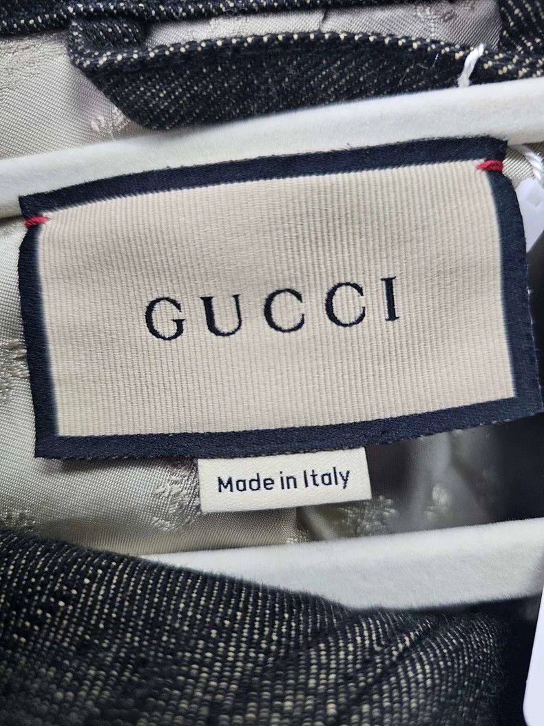 Gucci GucciFull-print denim jacket 2503-Nextarrow Size US S / EU 44-46 / 1 - 7 Thumbnail