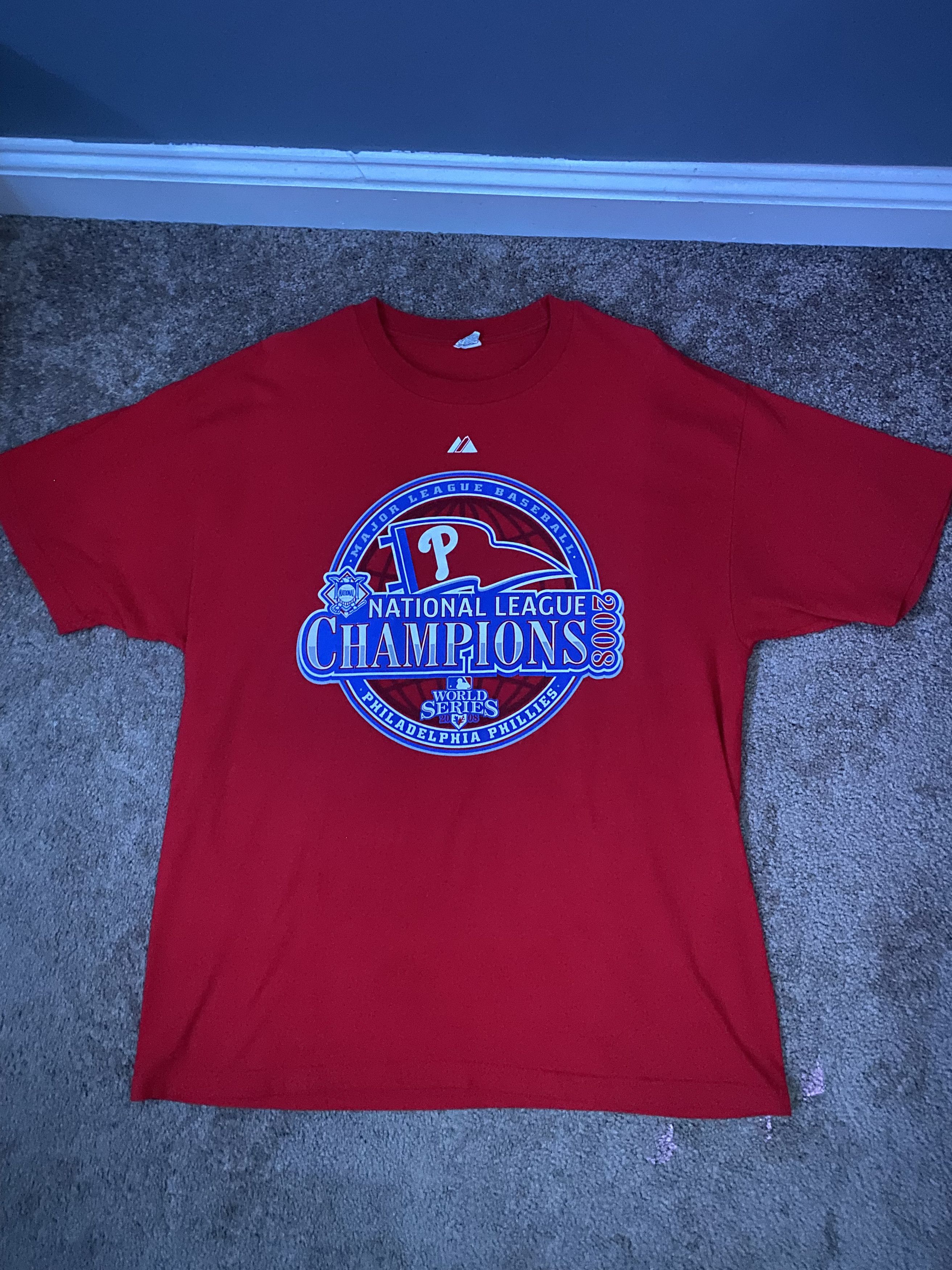Antigua Phillies National League Champions T-Shirt Size US XL / EU 56 / 4 - 1 Preview
