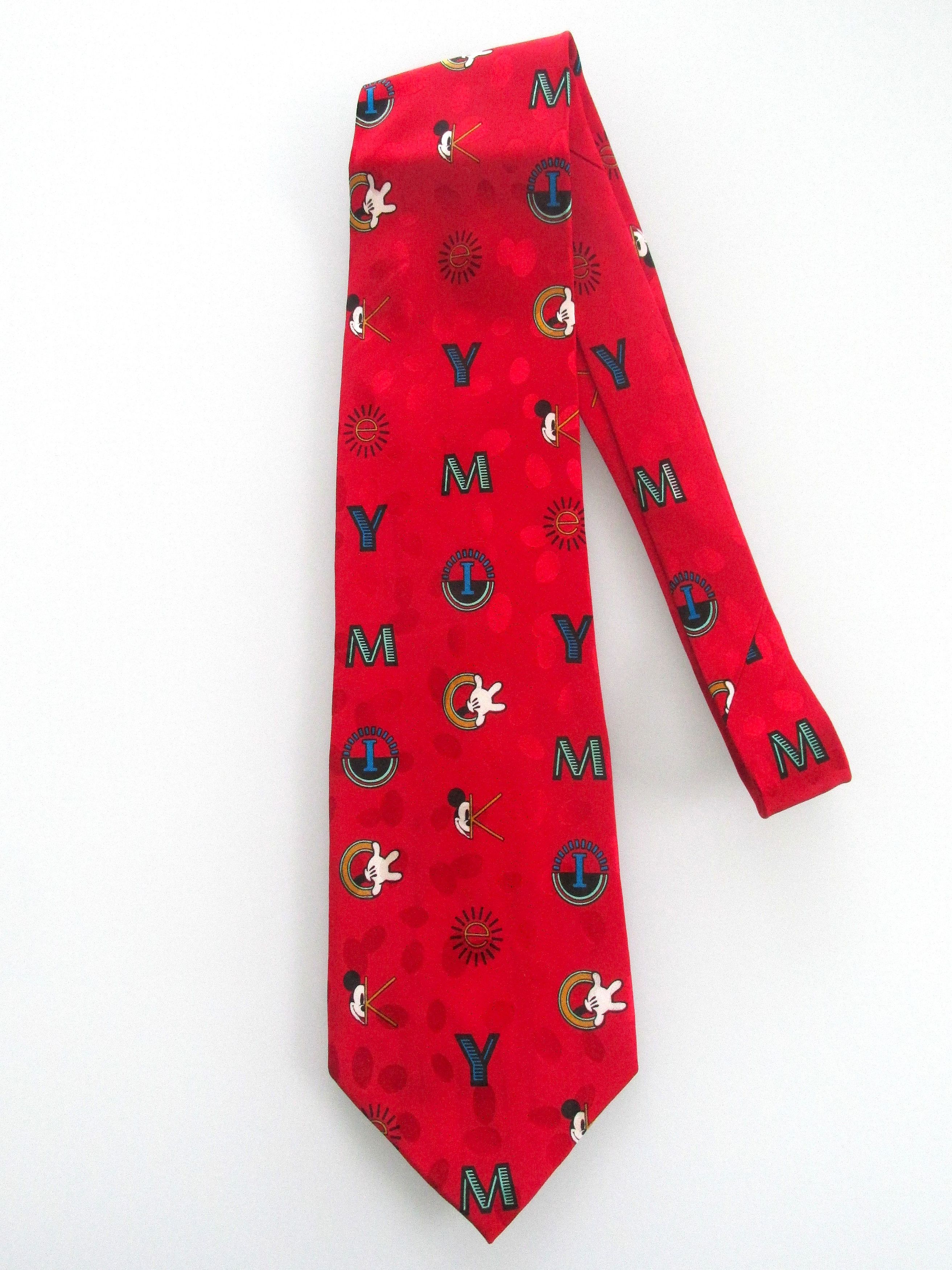 Disney Mickey Mouse/Disney Men's Silk Tie Size ONE SIZE - 1 Thumbnail