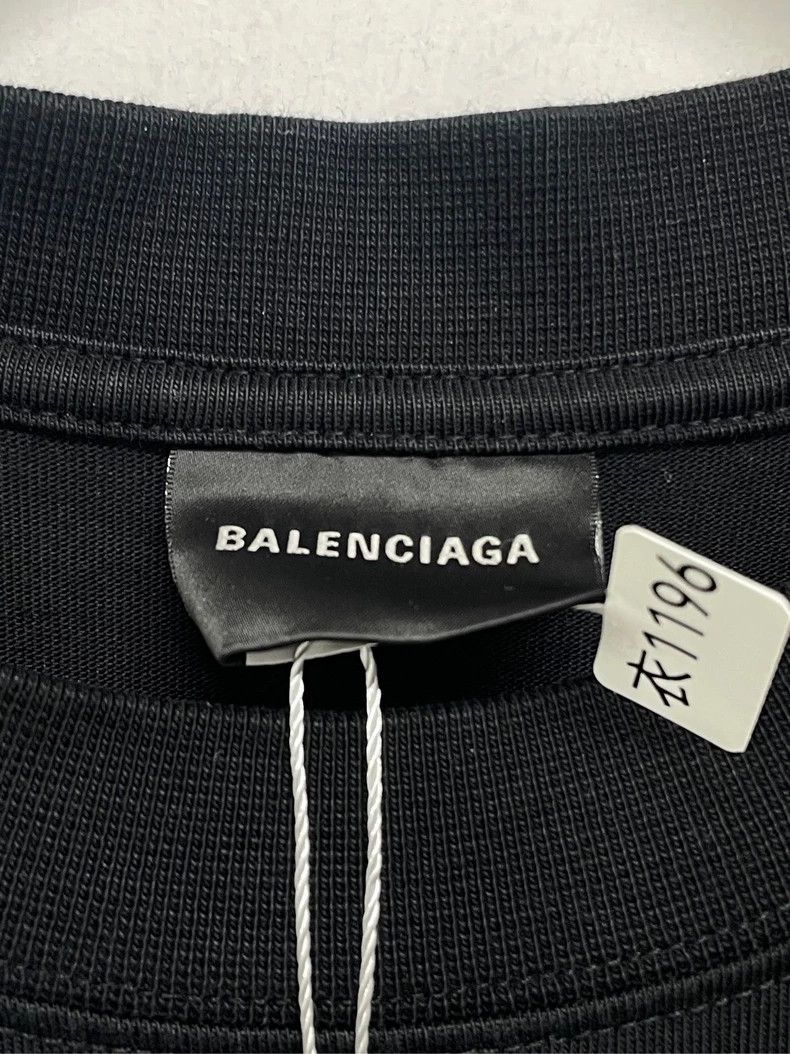 Other Balenciaga Logo short sleeve black Size US S / EU 44-46 / 1 - 5 Thumbnail