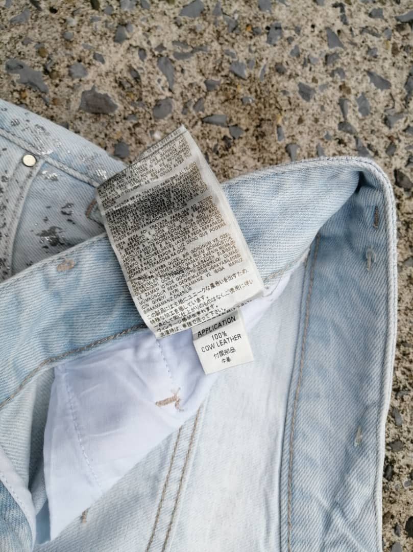 Diesel Black Gold Diesel Black Gold Painted Splash Denim Jeans Size US 28 / EU 44 - 8 Thumbnail