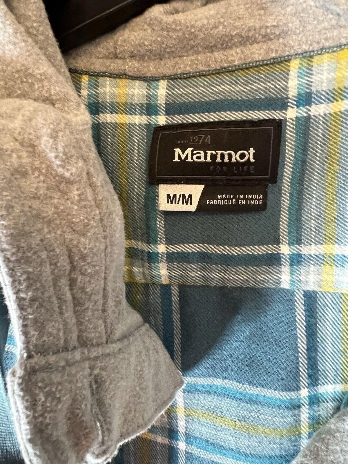 Marmot Marmot button down flannel hoodie Sz M Size M / US 6-8 / IT 42-44 - 3 Thumbnail