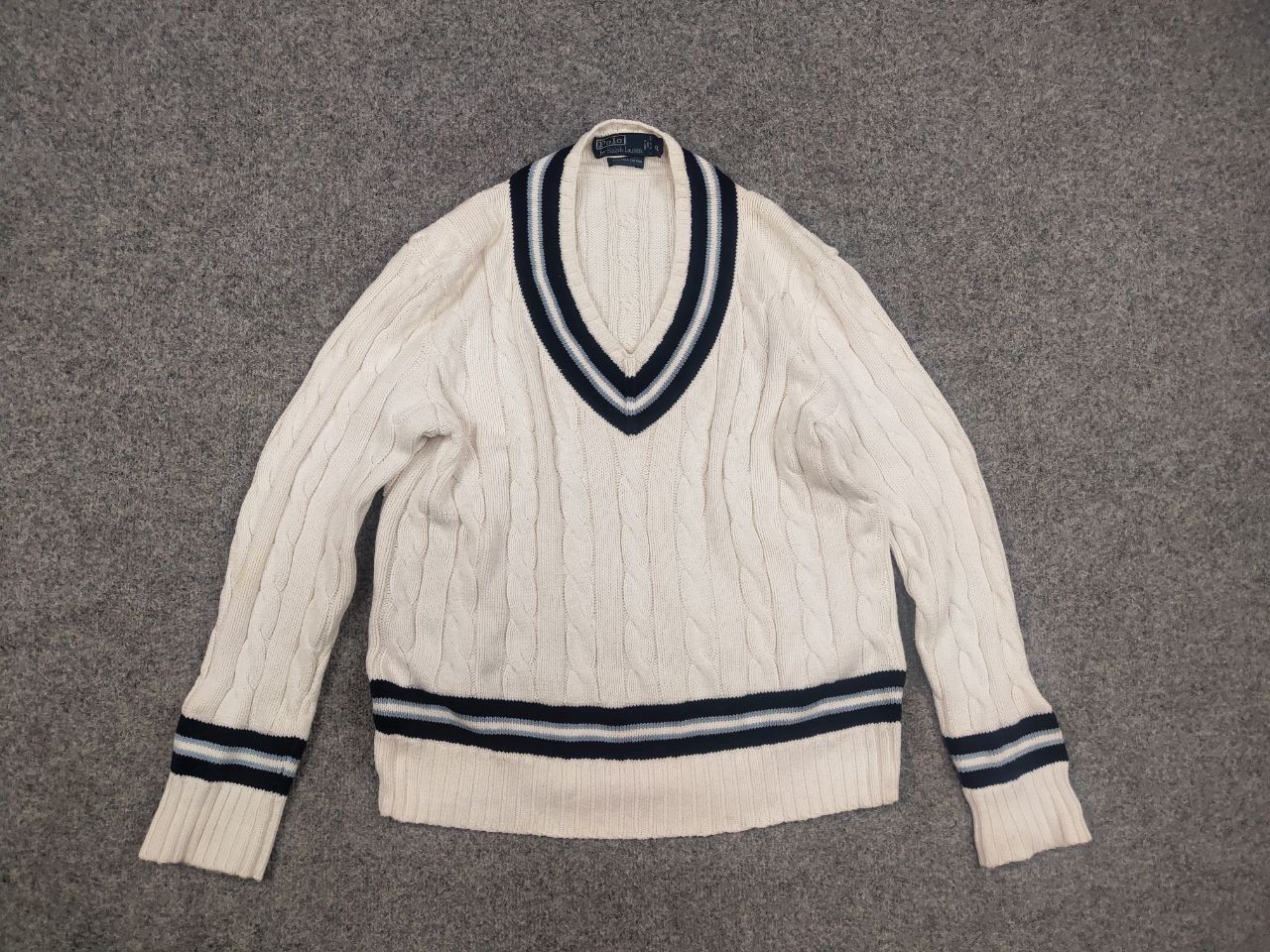 Polo Ralph Lauren Vintage 80's Polo Ralph Lauren Cricket Jumper Tennis Sweater Size US XL / EU 56 / 4 - 7 Thumbnail