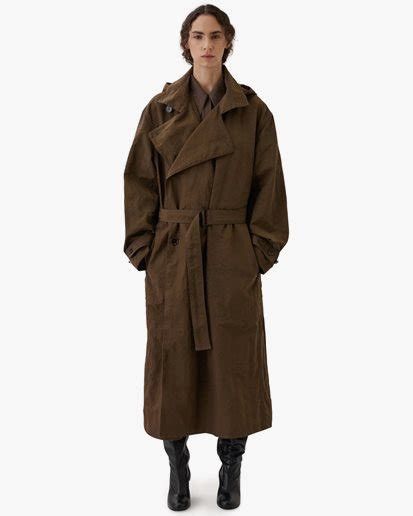 Lemaire Lemaire Rain Coat in Kobicha Brown SS22 Size US S / EU 44-46 / 1 - 12 Thumbnail