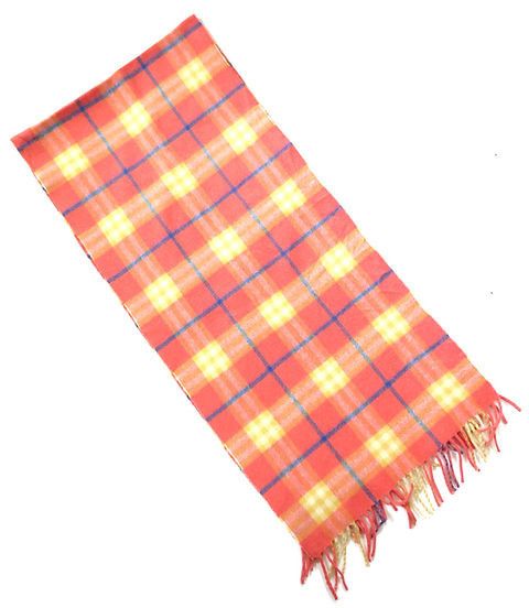 Burberry × Vintage 🔥 Vintage Burberry Cashmere Checked Scarf Size ONE SIZE - 2 Thumbnail