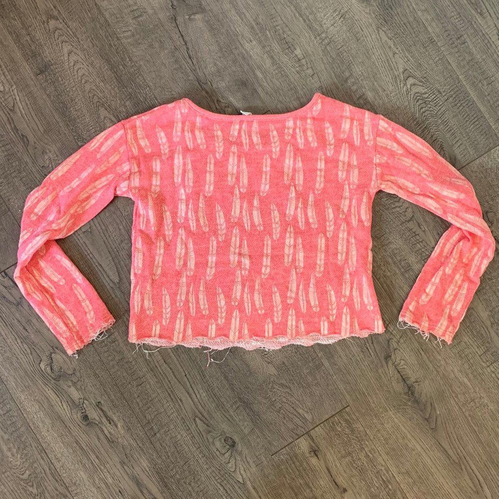Designer Bethany Mota Let's Run Away Crop Sweatshirt, XS Size XS / US 0-2 / IT 36-38 - 7 Thumbnail