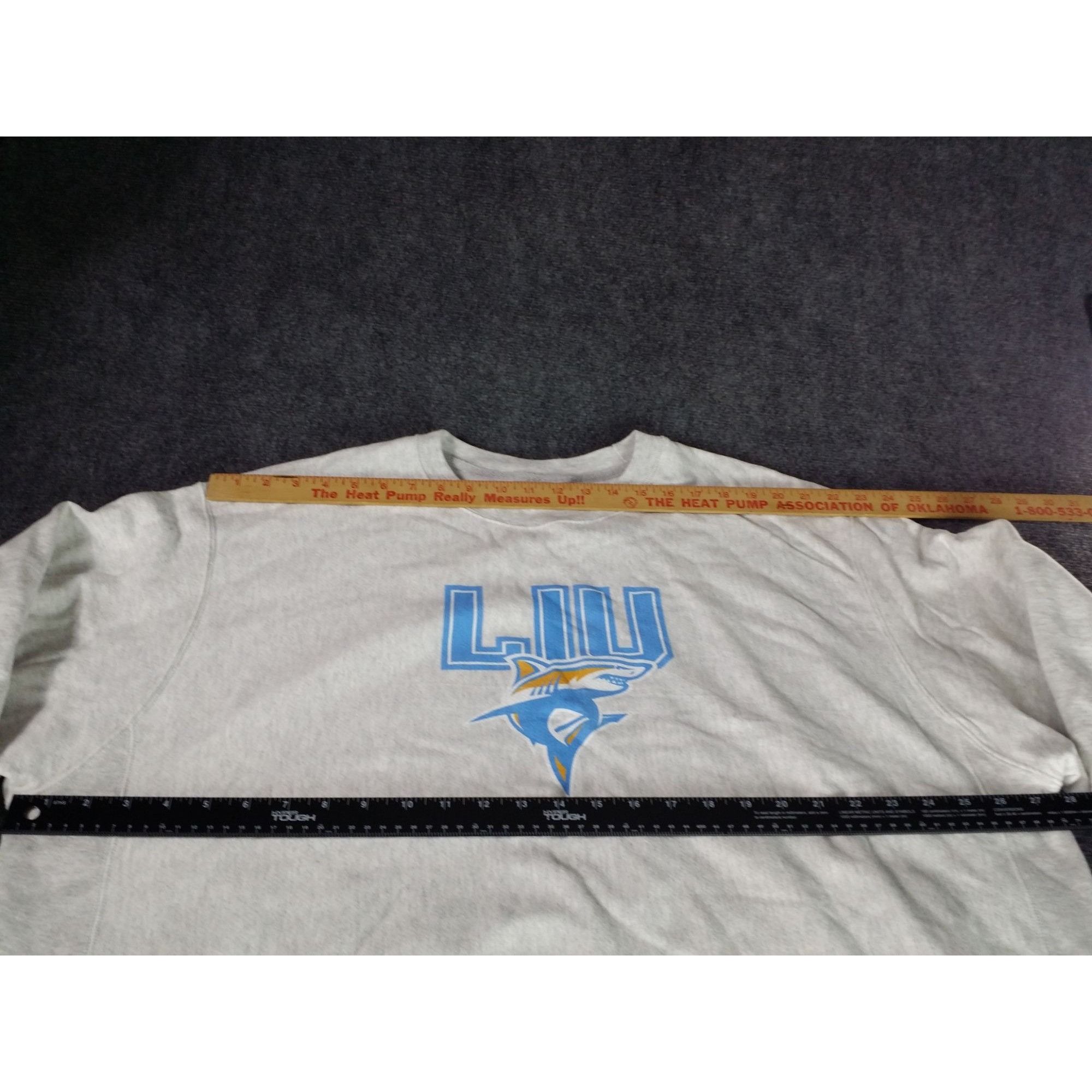 Champion Long Island University Sharks Sweatshirt Sz XXL Champion Rev Size US XXL / EU 58 / 5 - 4 Thumbnail