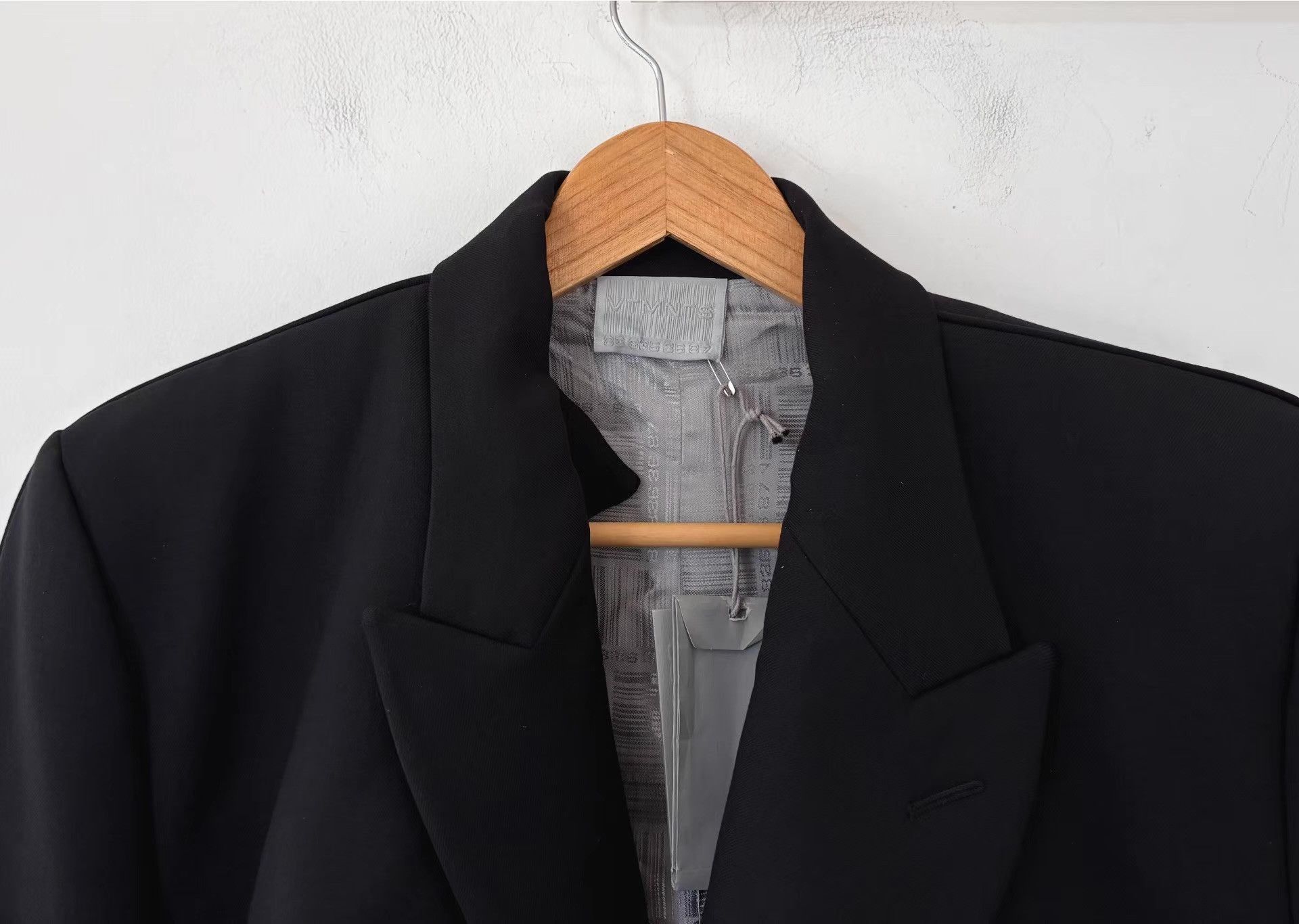 Vetements Black Layered Collar Blazer Size US M / EU 48-50 / 2 - 2 Thumbnail