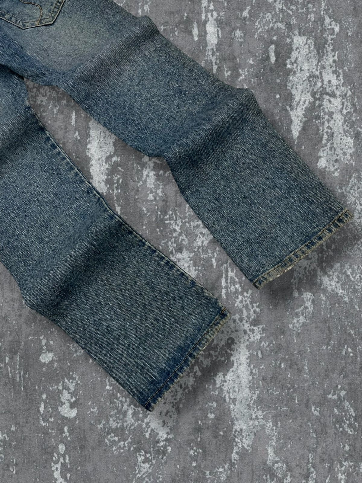 Japanese Brand Vintage 1990s Japan Designer Rare Naminoritatsun Art Denim Size US 30 / EU 46 - 9 Thumbnail