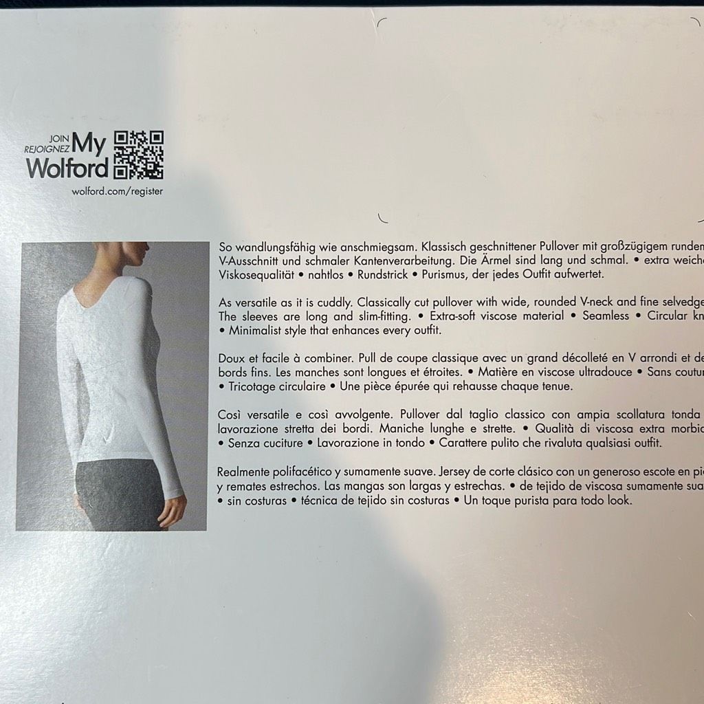 Wolford NWT Wolford viscose pullover top Size L / US 10 / IT 46 - 6 Thumbnail
