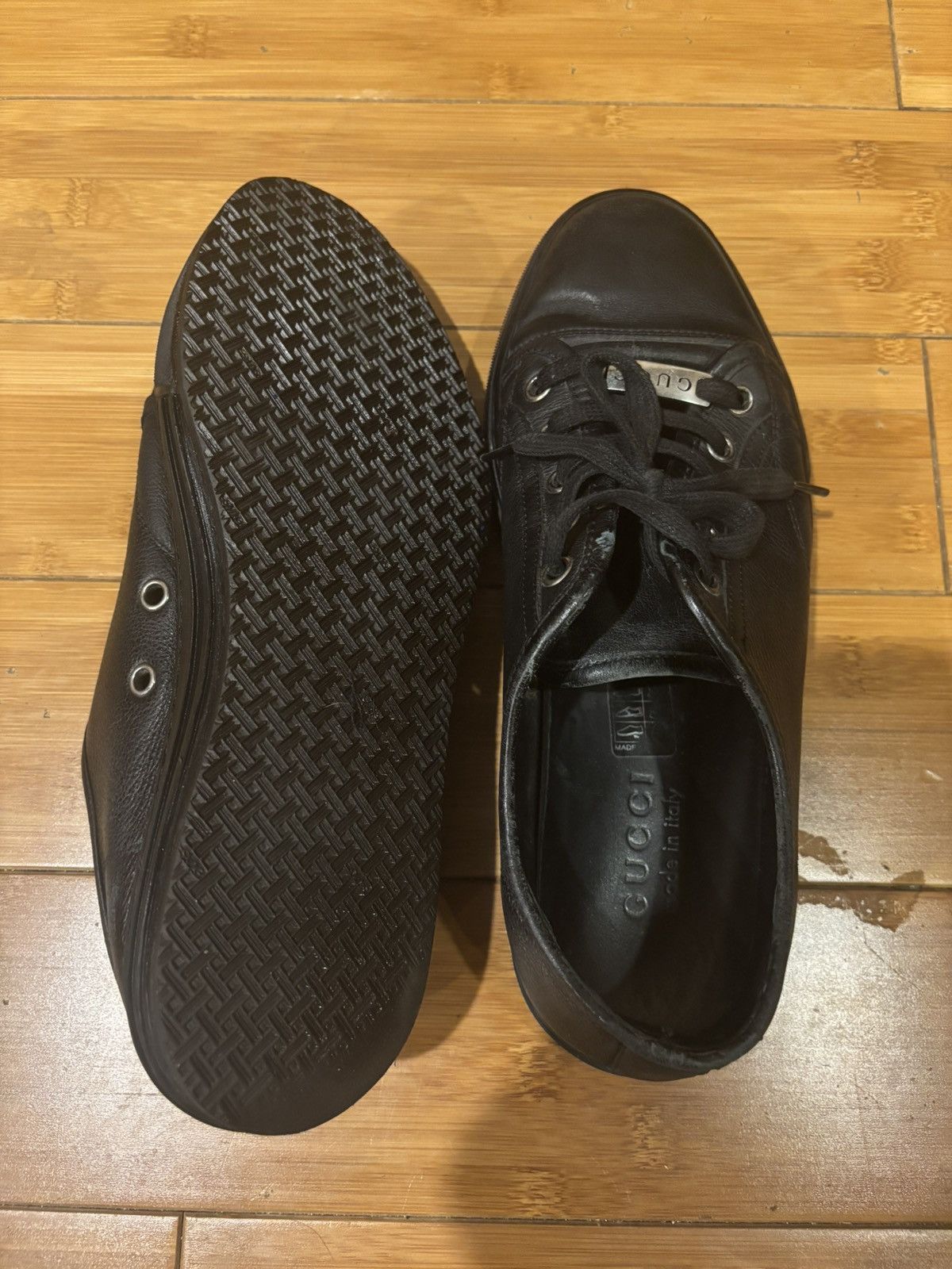 Gucci Gucci leather sneakers.of-918 Size US 6 / EU 39 - 8 Thumbnail