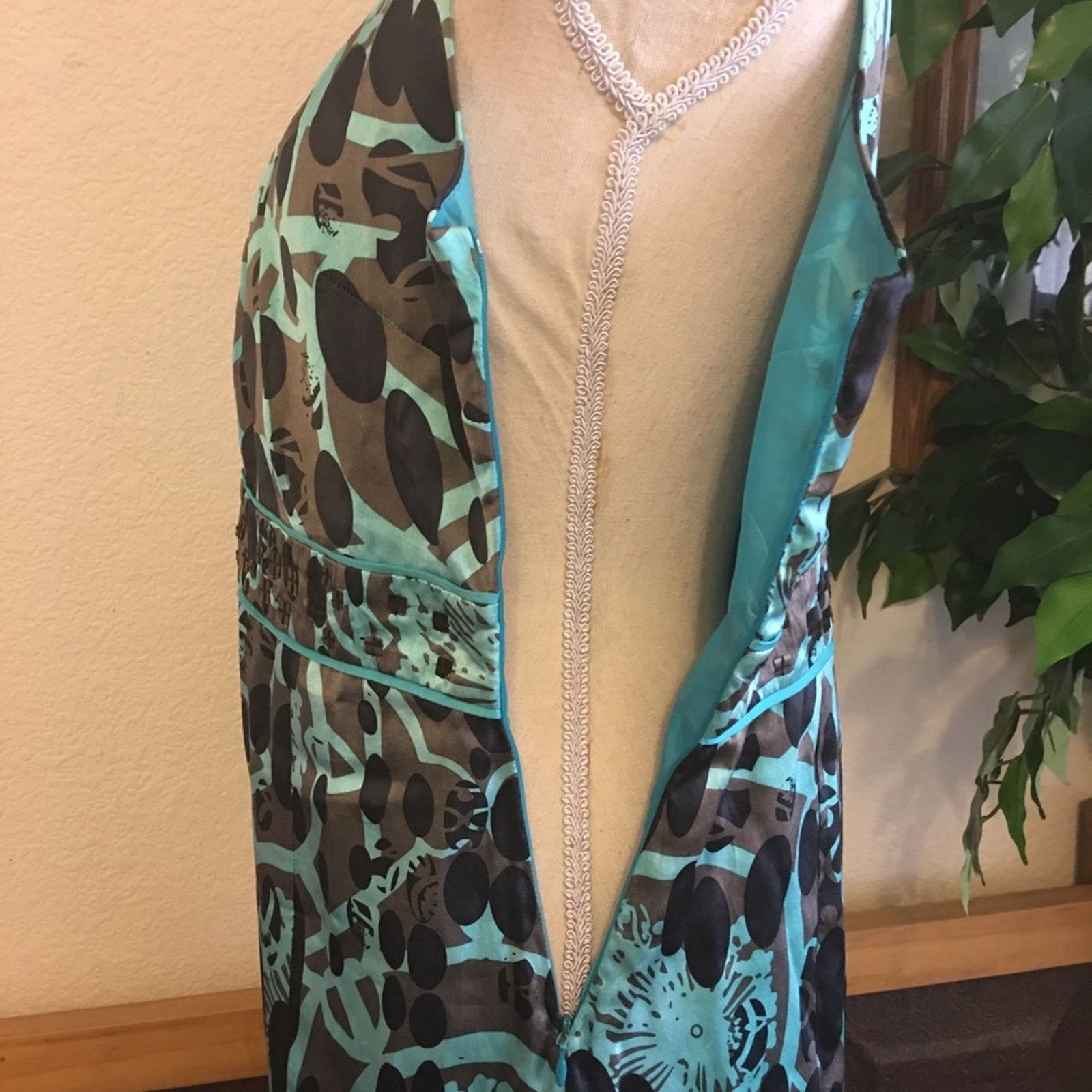 Rebecca Taylor Rebecca Taylor 100% silk sequin detail dress Size L / US 10 / IT 46 - 7 Thumbnail