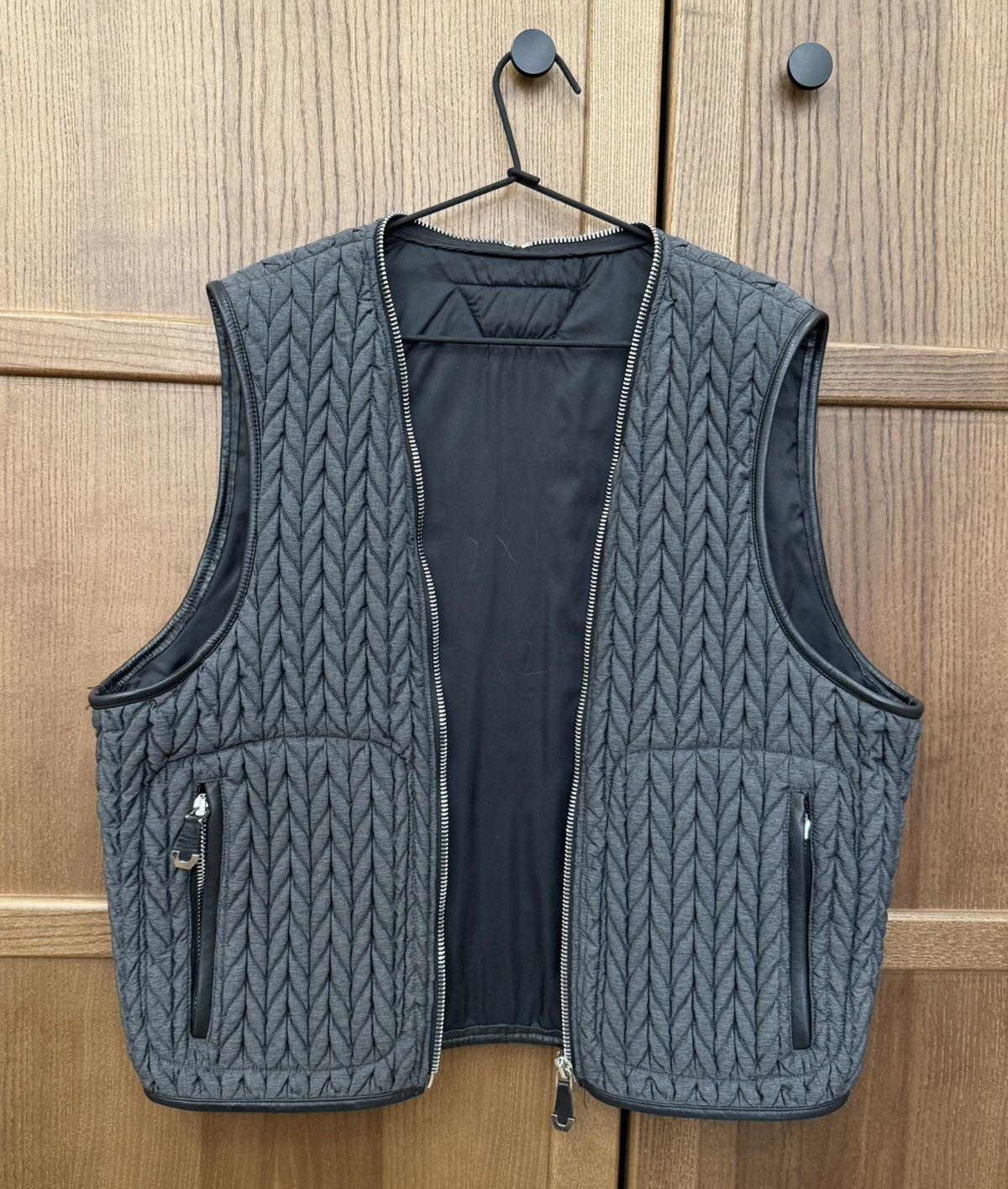 Philipp Plein Philipp Plein Archive Gray Nylon Vest Size US M / EU 48-50 / 2 - 6 Thumbnail
