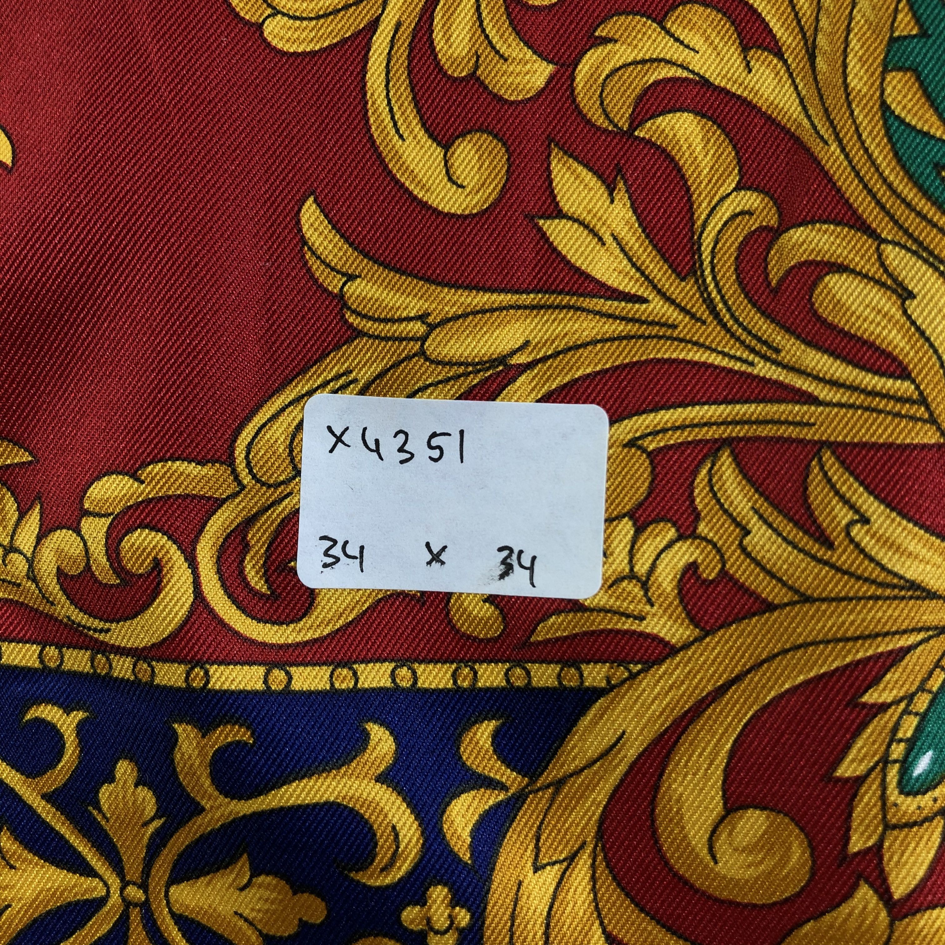 Vintage Vintage Silk Scarf Size ONE SIZE - 7 Thumbnail