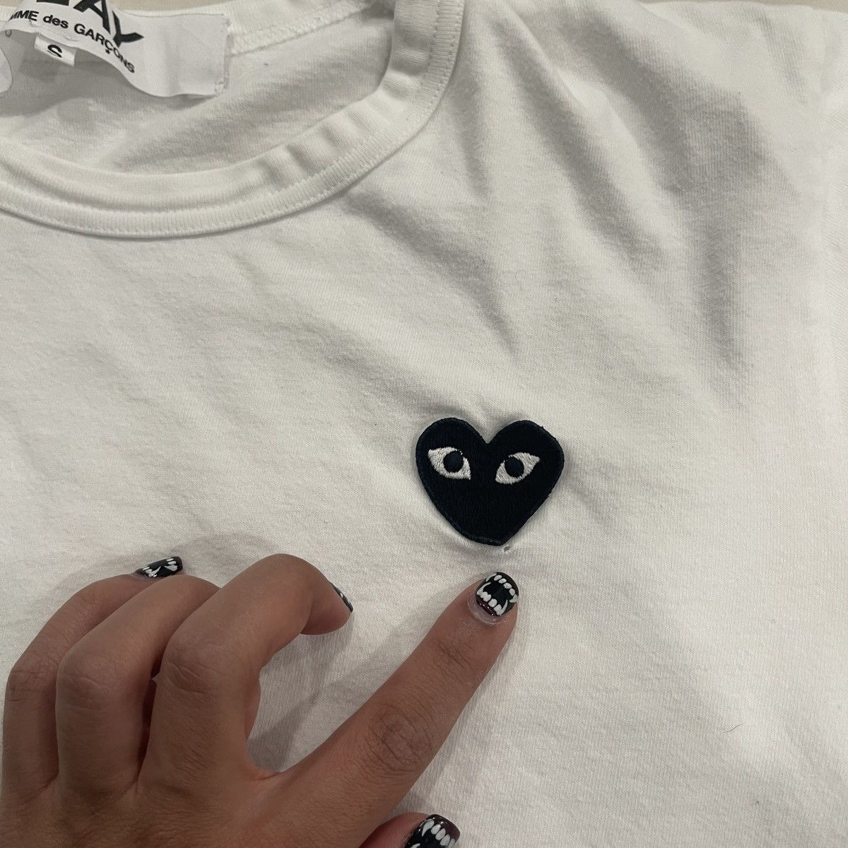 Comme des Garcons PLAY CDG Play Black Heart T Shirt Size US S / EU 44-46 / 1 - 6 Thumbnail