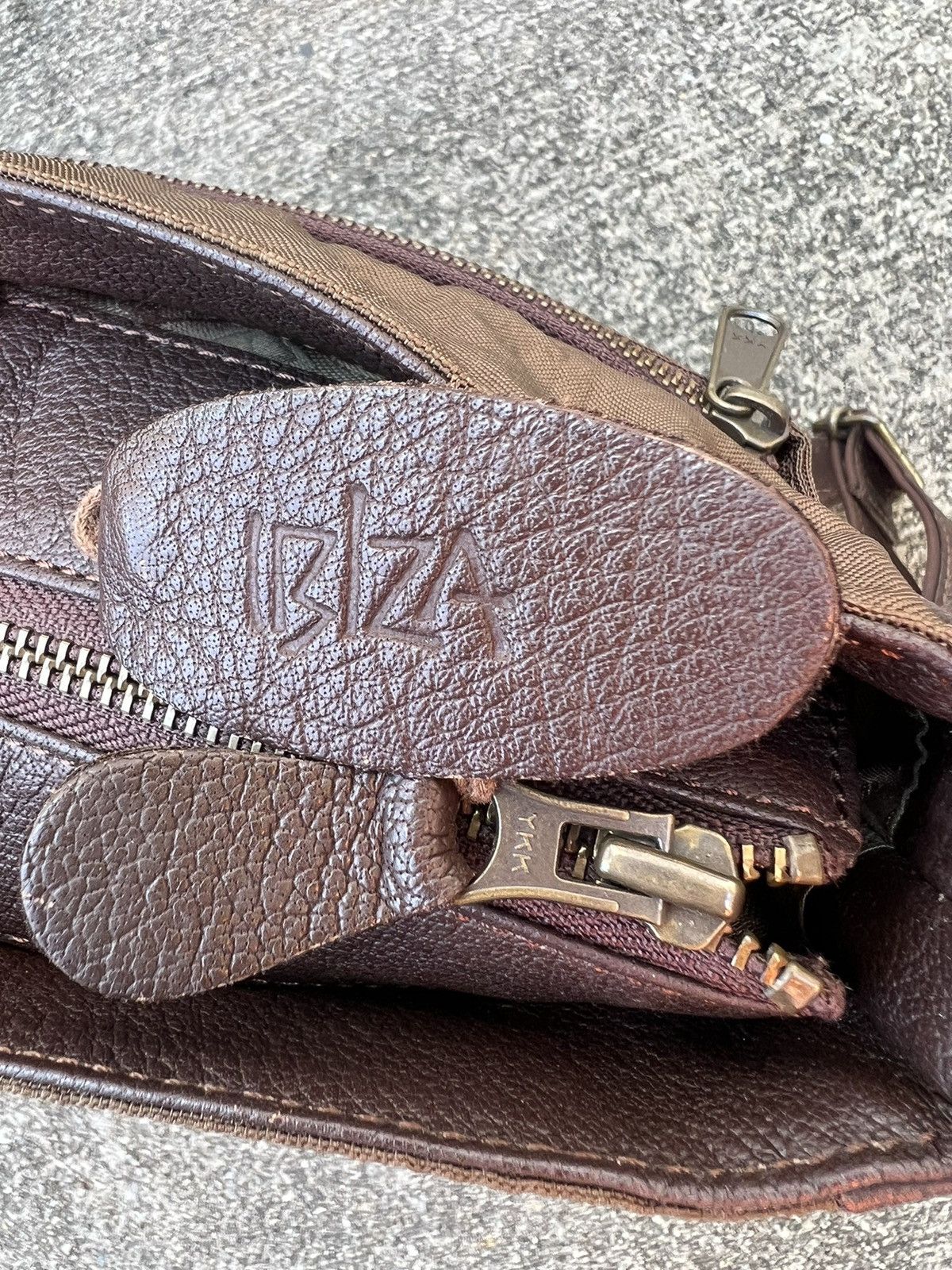 Leather Vintage Ibiza Japan Hybrid Leather Sling Bag Size ONE SIZE - 13 Thumbnail