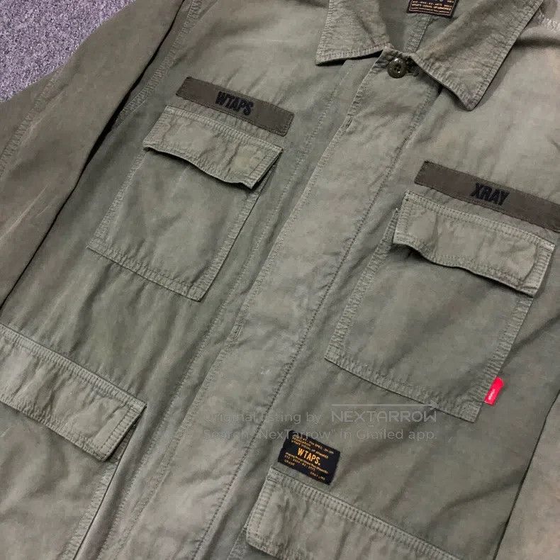 Wtaps Wtaps Green water-washable four-patch jacket Size US XL / EU 56 / 4 - 3 Thumbnail