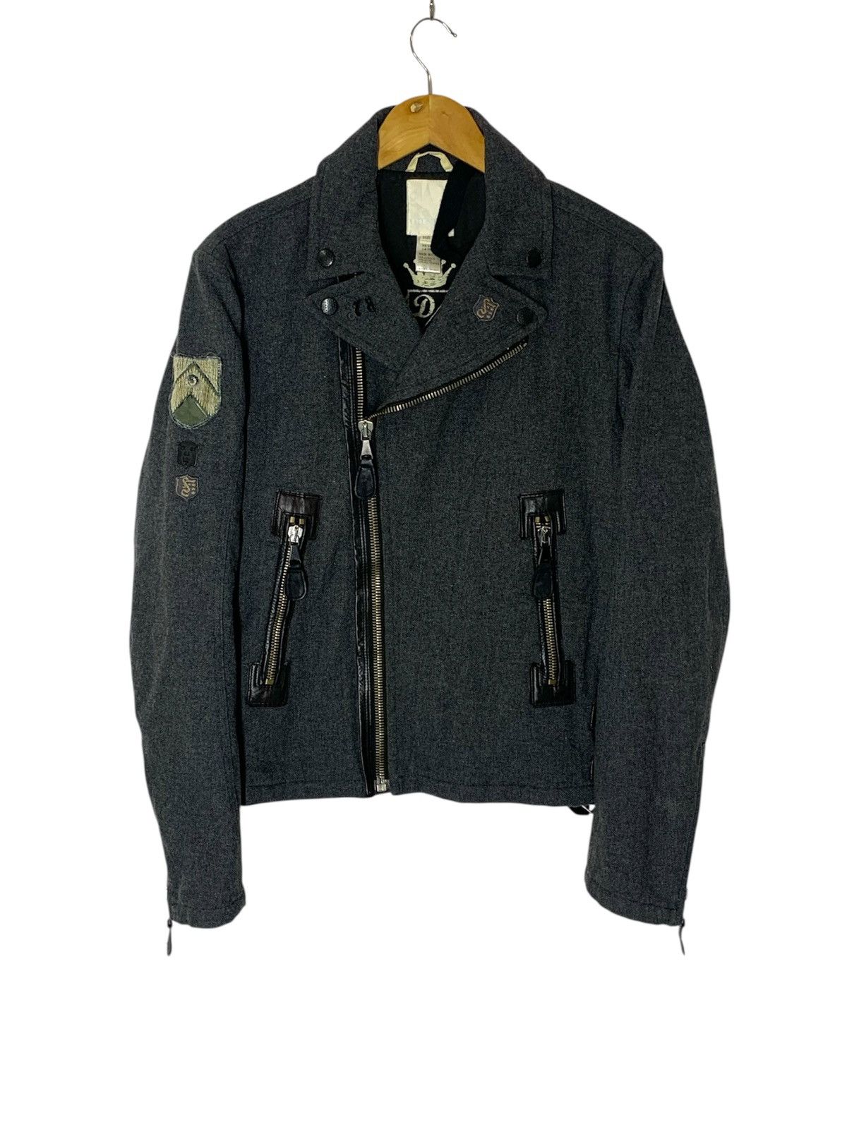 Diesel Vintage DIESEL Double Collar Wool Jacket Size US M / EU 48-50 / 2 - 1 Thumbnail