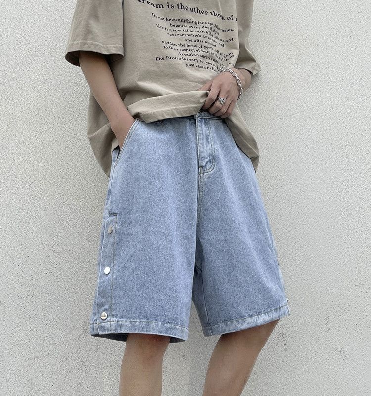 Japanese Brand × Jean Retro washed casual loose denim shorts Size US 30 / EU 46 - 5 Thumbnail