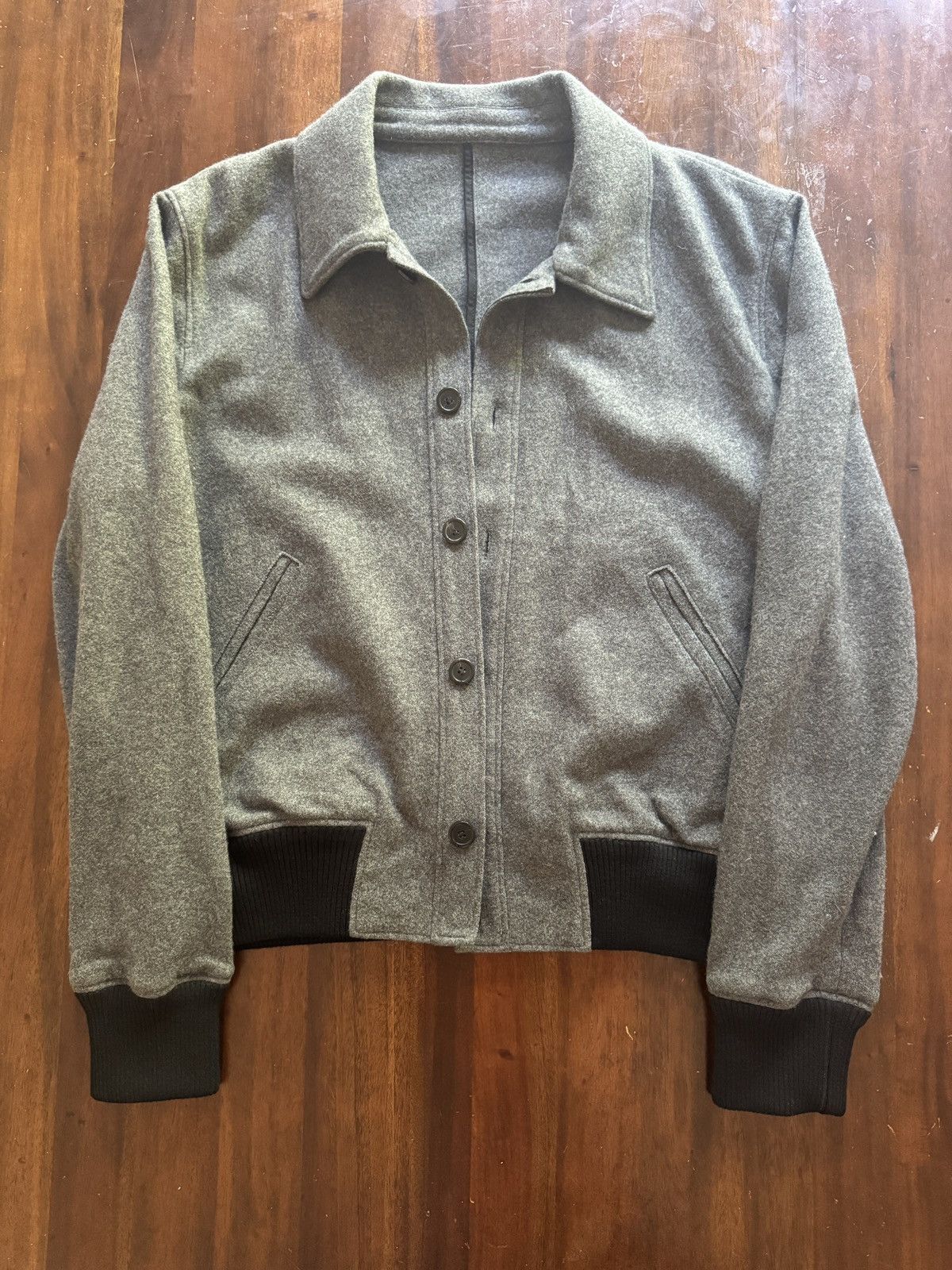 AMI Ami Alexandre Mattiussi Wool Bomber Jacket Size US XL / EU 56 / 4 - 1 Thumbnail