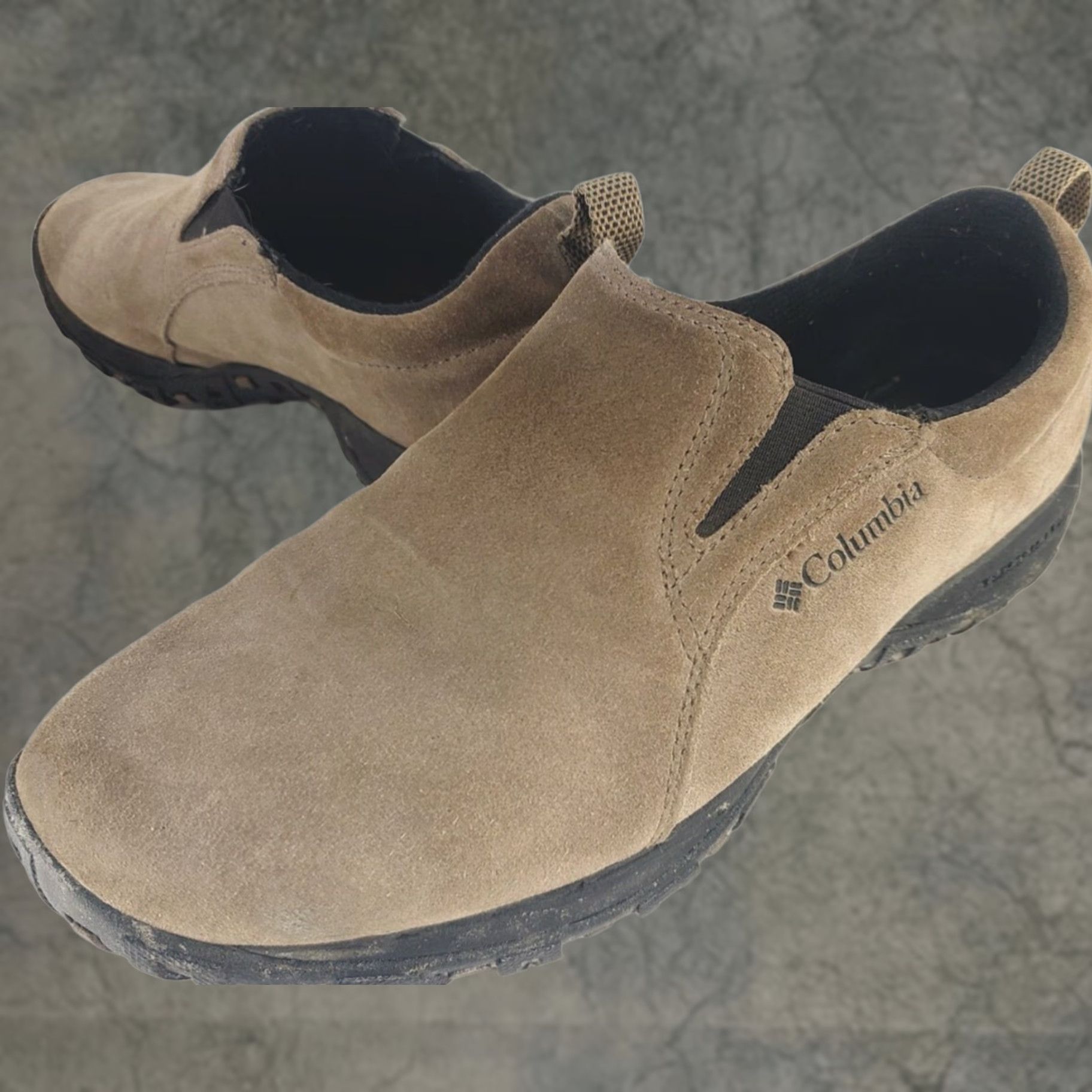 Nomad Columbia Peakfreak Nomad Mens Slip-on Moc Size 9.5 Gray Smoke Suede Shoes Size US 9 / EU 42 - 1 Thumbnail
