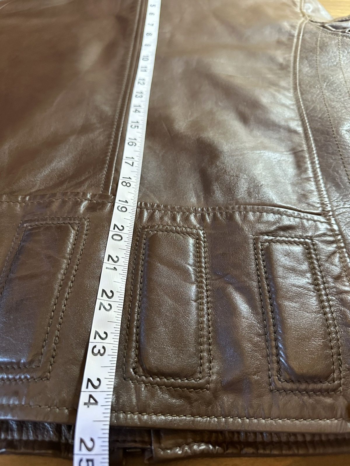 Vintage Vintage Milwaukee Brown Leather Racing Jacket Size US M / EU 48-50 / 2 - 12 Thumbnail