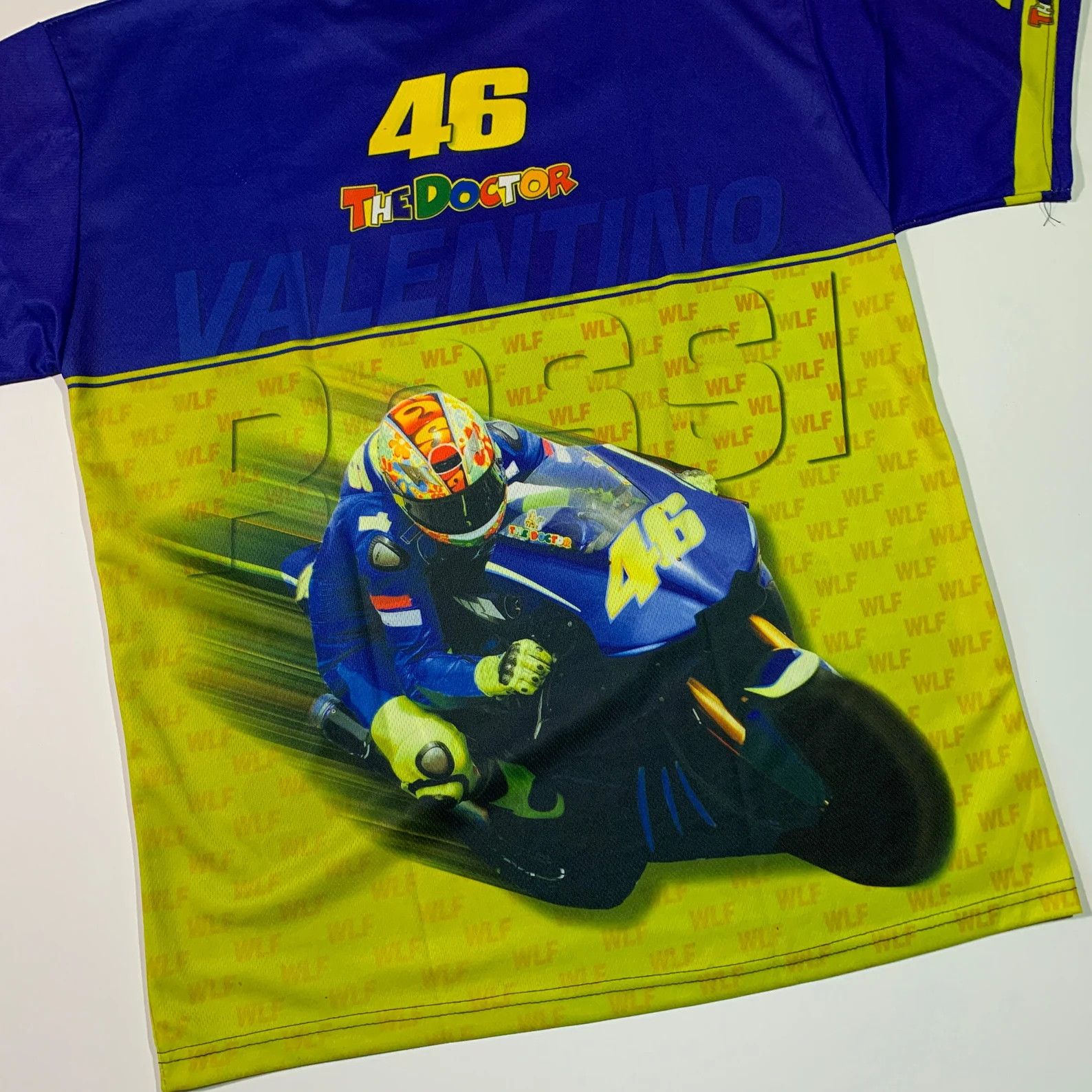 Vintage Vintage Valentino Rossi Jersey T-shirt 46 The Doctor Racing Size US XL / EU 56 / 4 - 4 Thumbnail