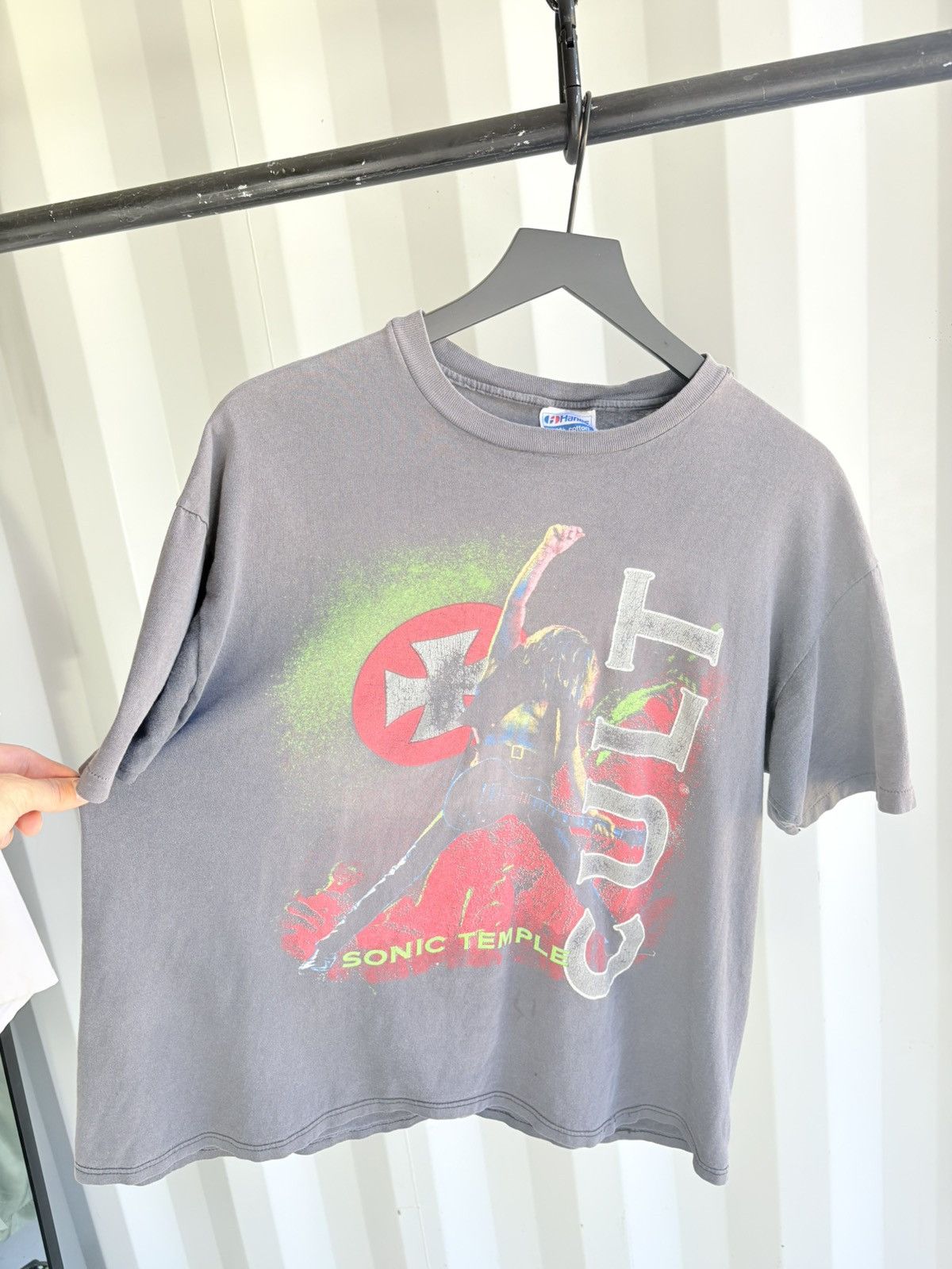 Band Tees Vintage Sonic Temple Shirt Faded Distressed GRUNGE Band Size US L / EU 52-54 / 3 - 3 Thumbnail