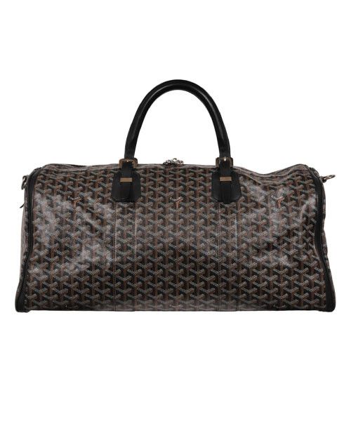Goyard Croisiere 50 Black Leather Duffle Travel Carry On - 02656 Size ONE SIZE - 21 Thumbnail