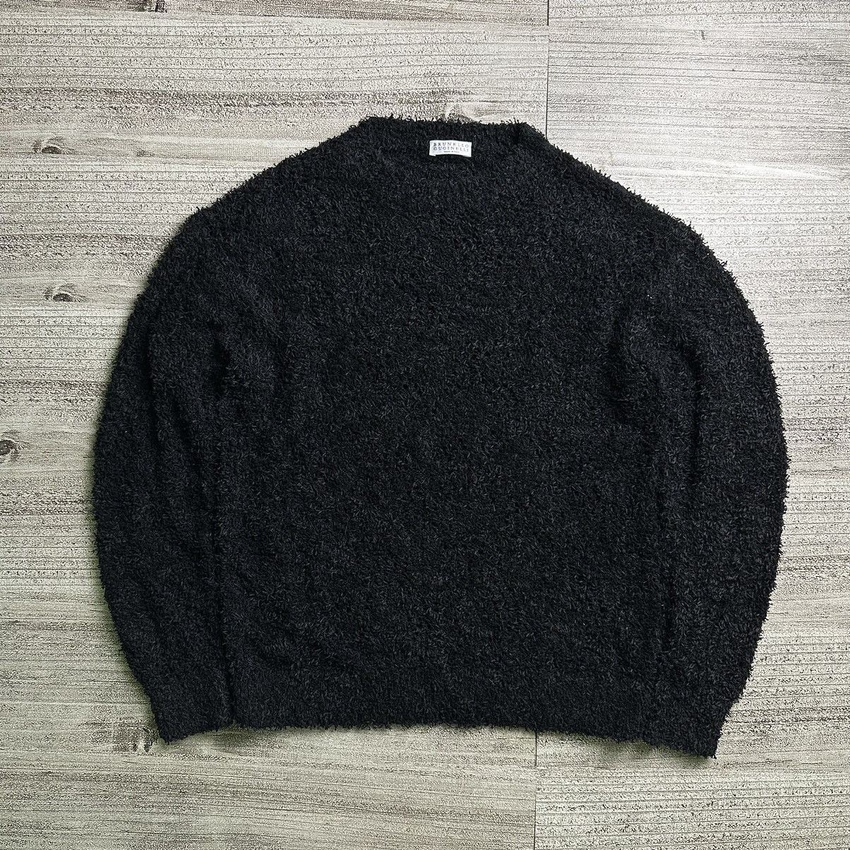 Brunello Cucinelli Brunello cucinelli - Mohair knitted sweater Size US M / EU 48-50 / 2 - 1 Thumbnail