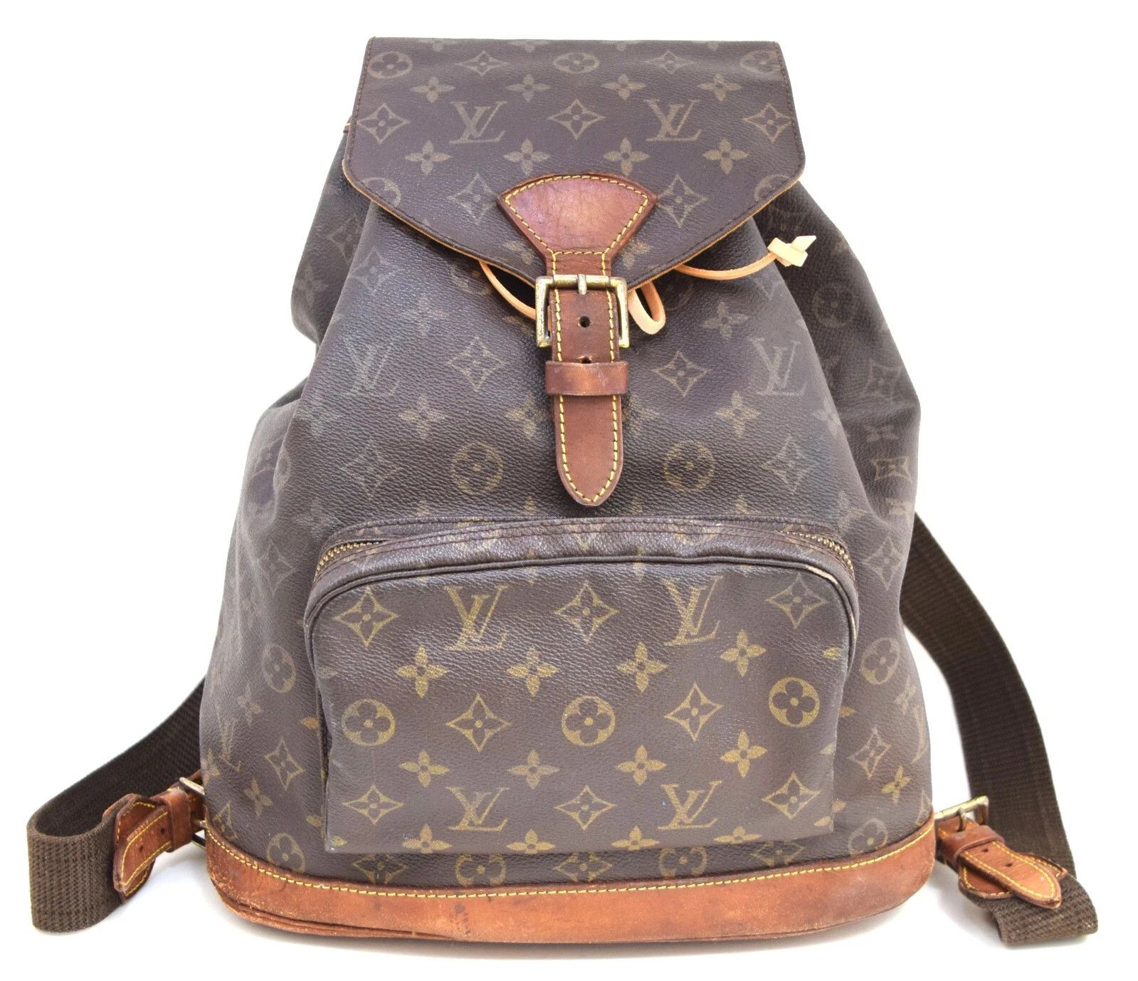 Louis Vuitton Louis Vuitton Montsouris GM Backpack Monogram Canvas M51135 Size ONE SIZE - 1 Thumbnail