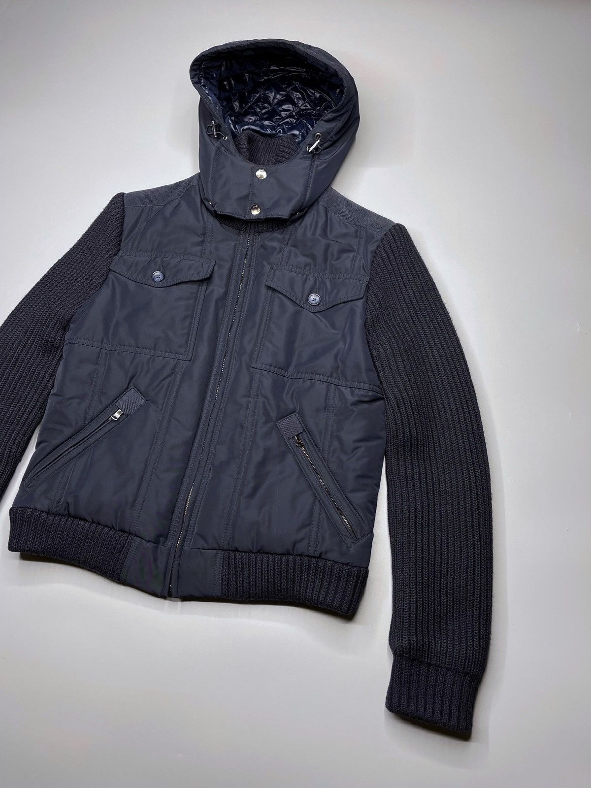 Dolce & Gabbana Dolce Gabbana Multi Pocket Jacket Knit Size US M / EU 48-50 / 2 - 2 Thumbnail
